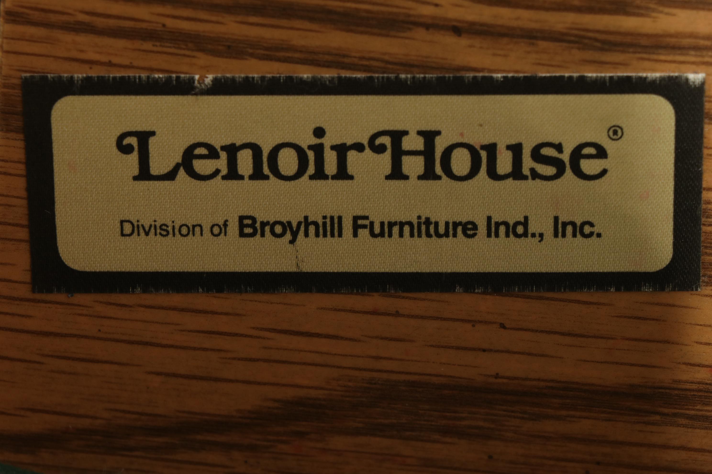 Broyhill Lenoir House Walnut Flip-Top Server, Late 20th Century