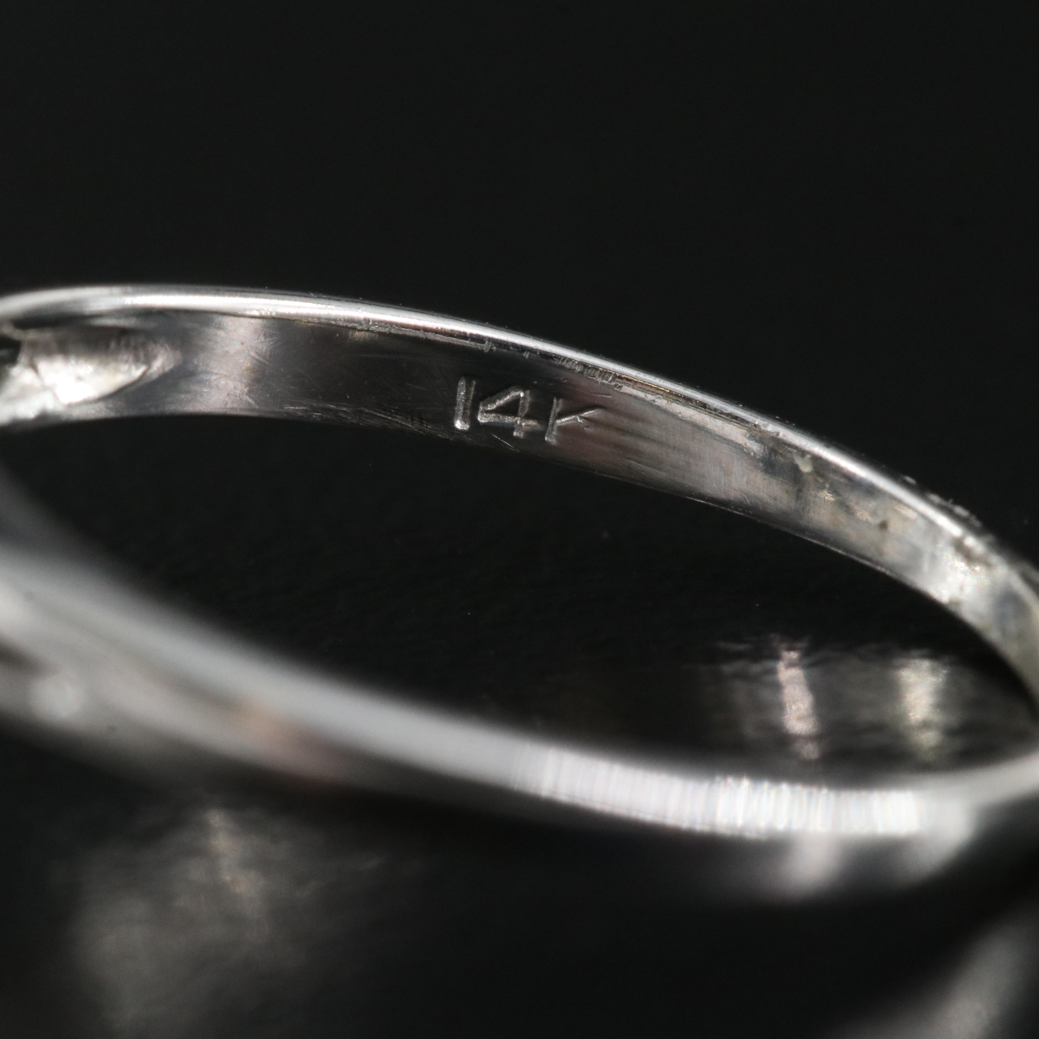 14K Sapphire and Diamond Ring