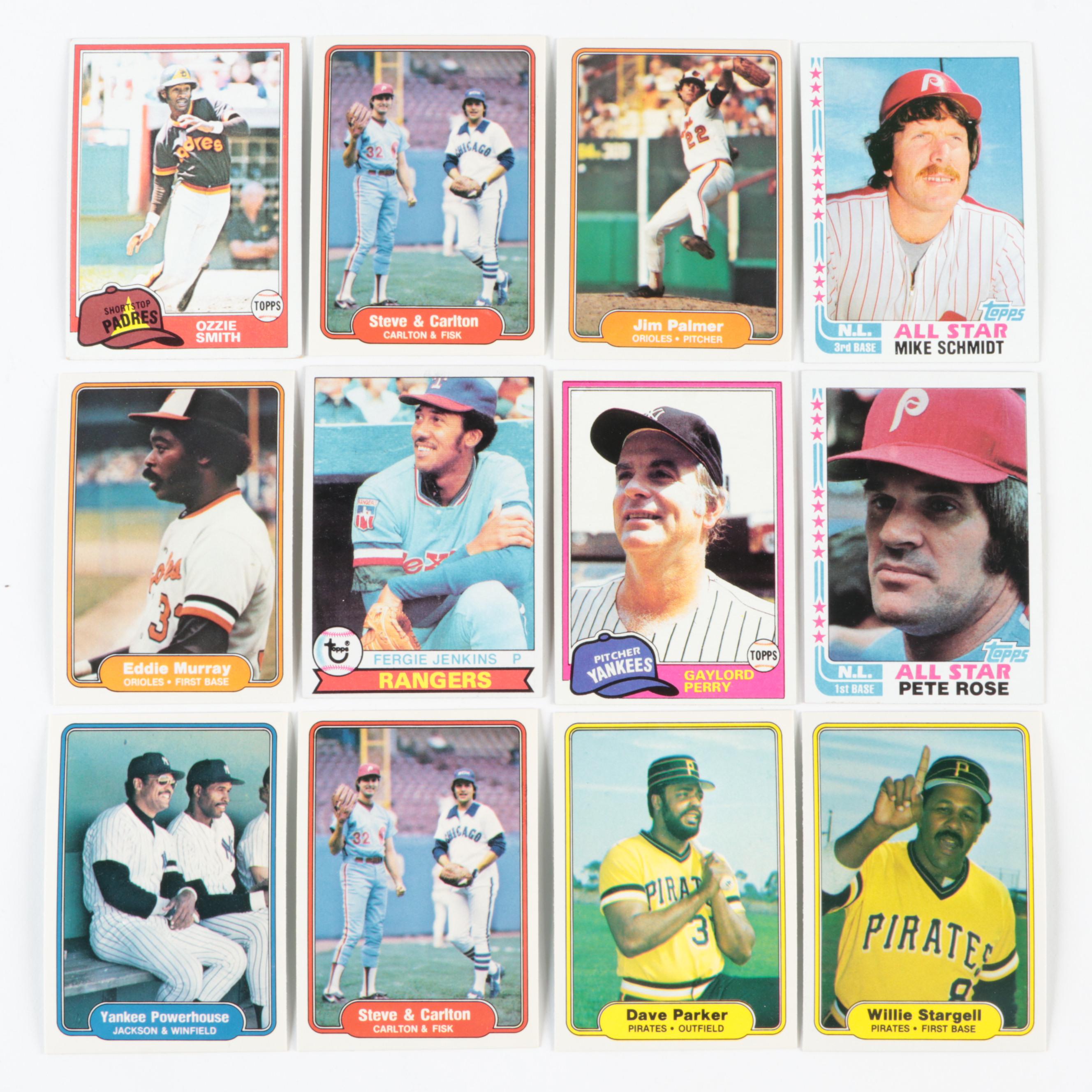 Topps, Fleer, More Baseball Cards with Seaver, Rose, Rookies, HOF, 1970s–1980s