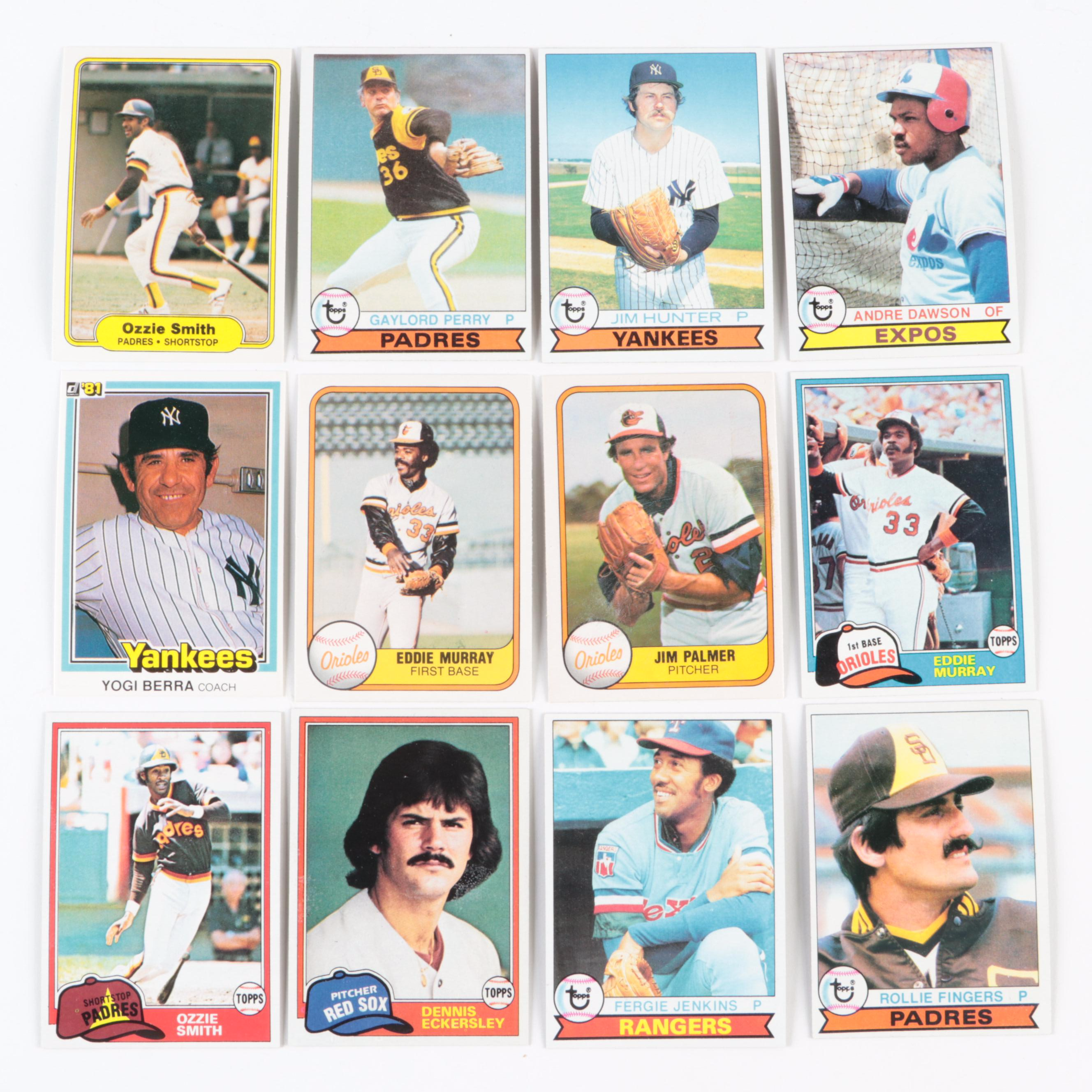 Topps, Fleer, More Baseball Cards with Seaver, Rose, Rookies, HOF, 1970s–1980s