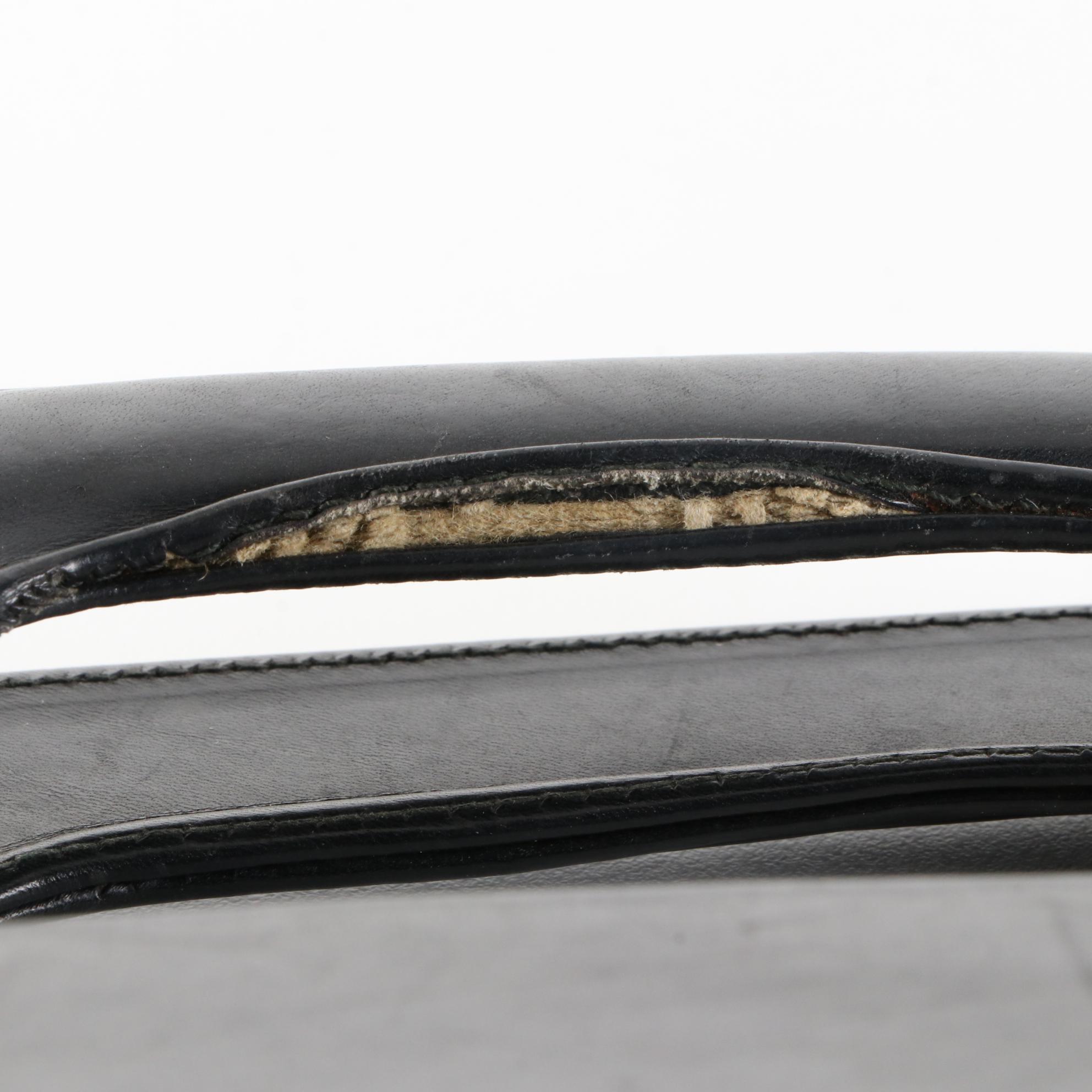 Salvatore Ferragamo Medium Wanda Tote in Smooth Black Leather