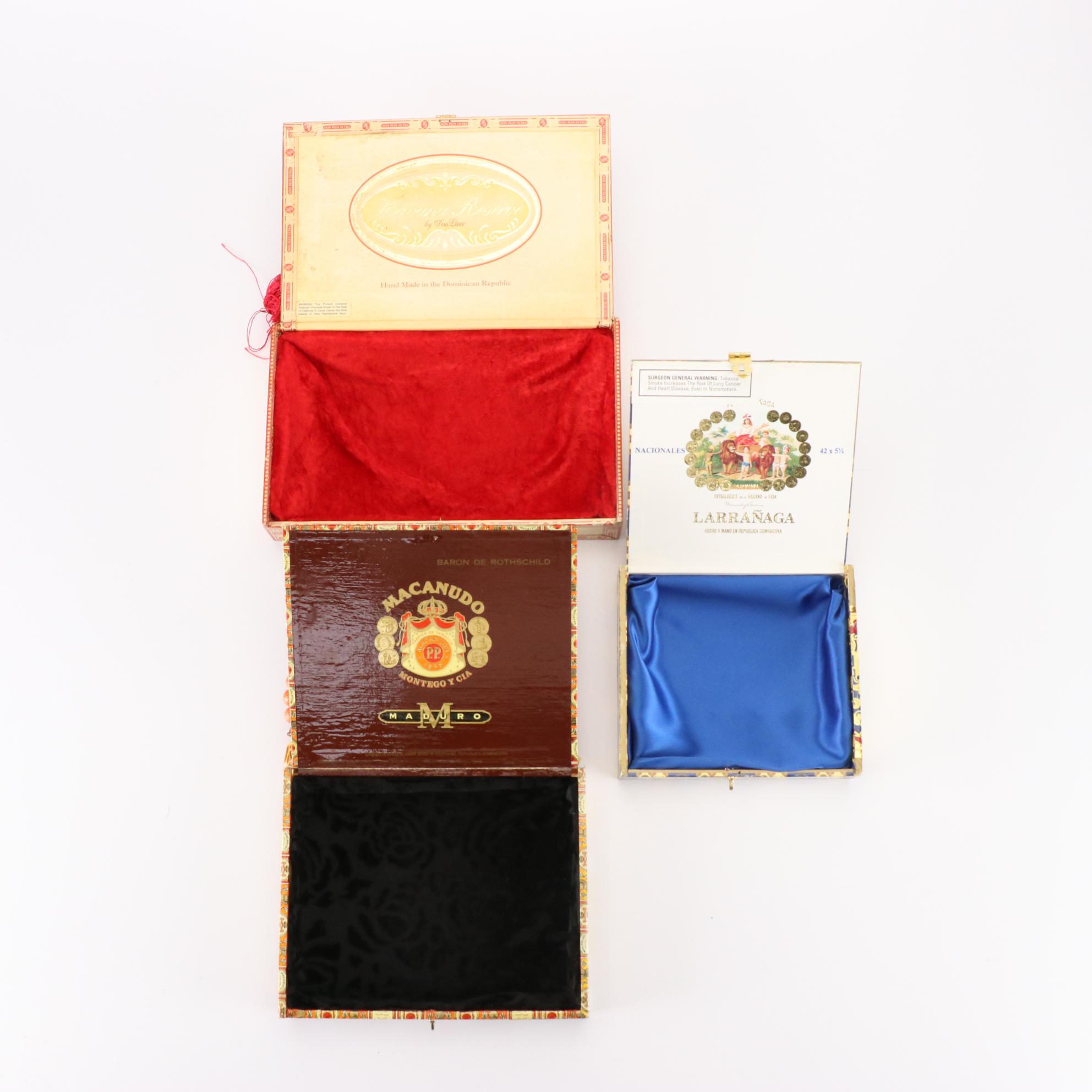 Cigar Box Purses with Beaded Top Handles