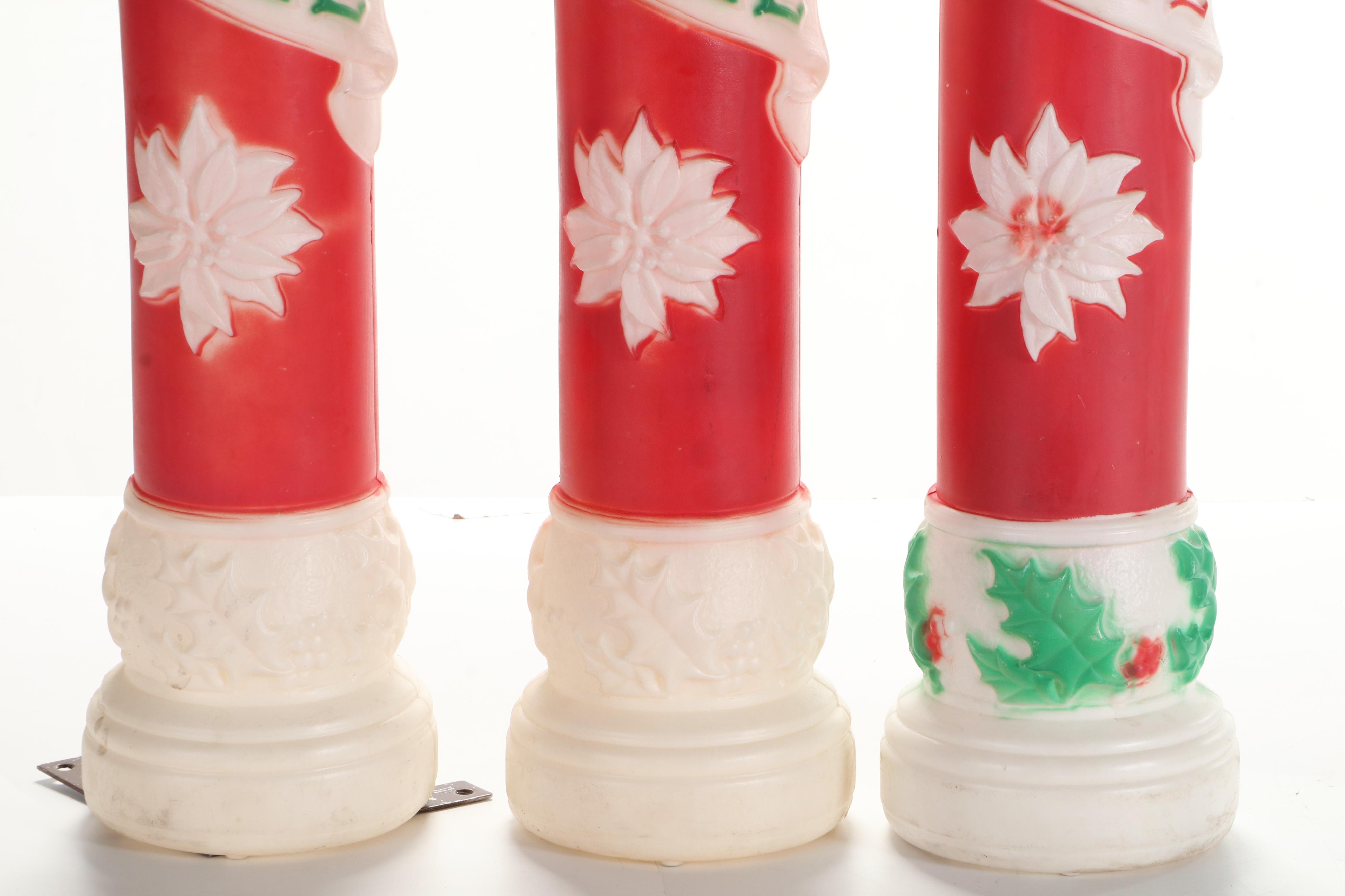 Empire, Carolina Enterprises and Other Illuminated Plastic Christmas Figures