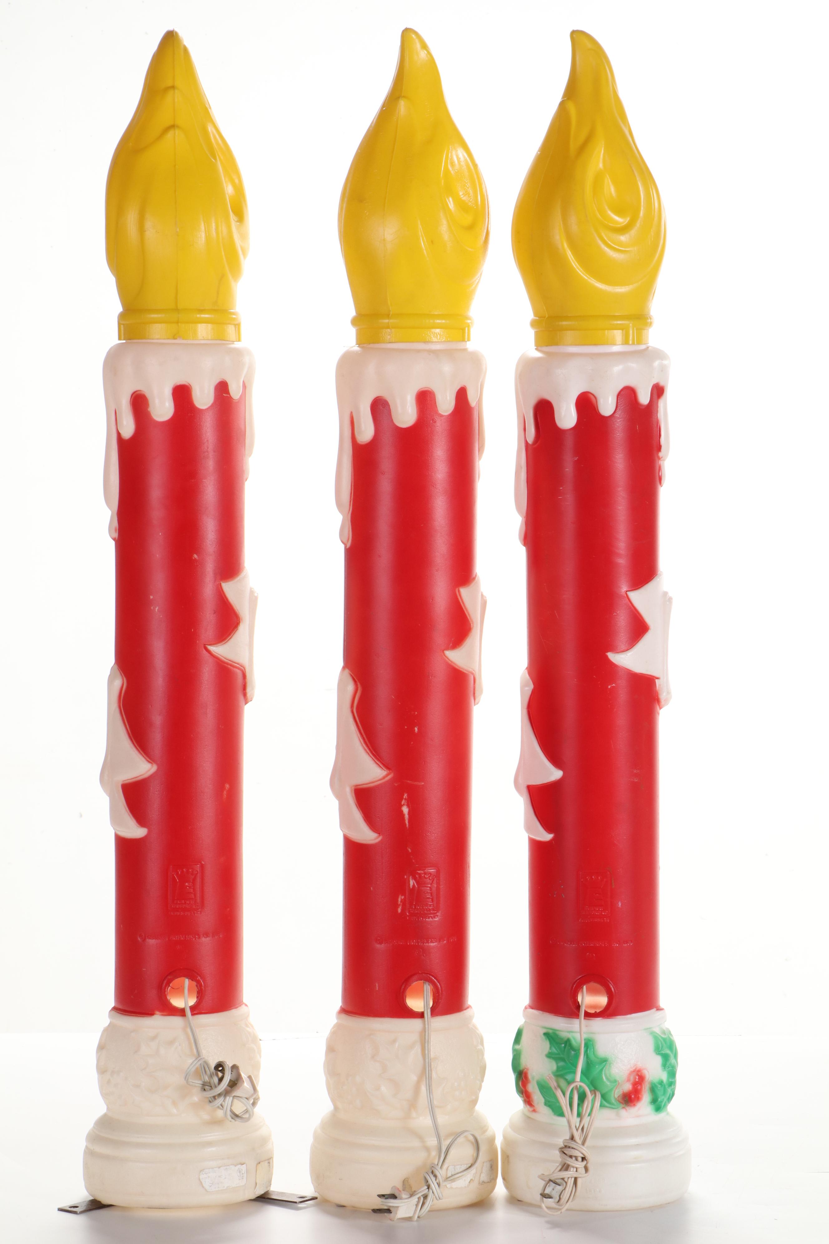 Empire, Carolina Enterprises and Other Illuminated Plastic Christmas Figures