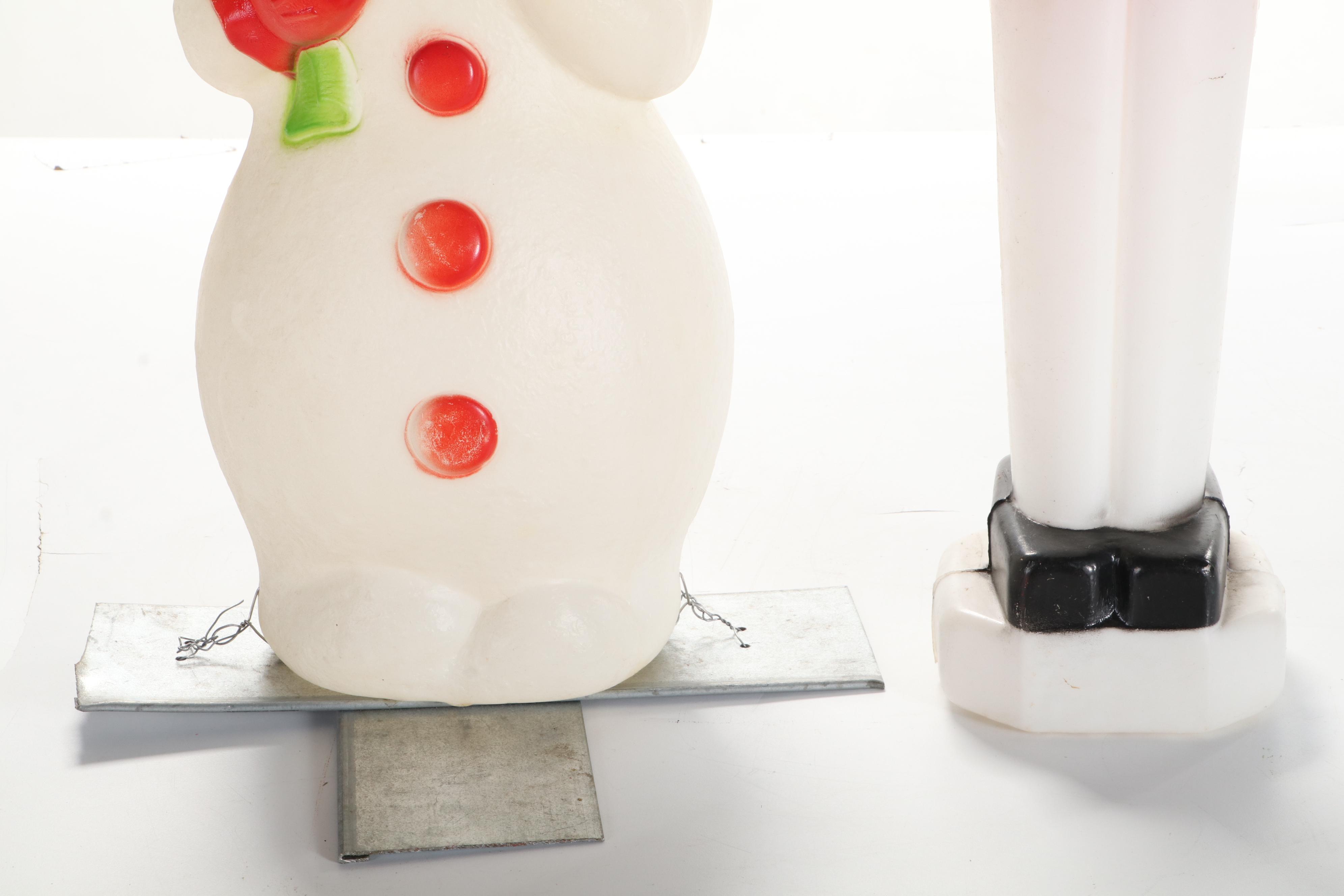 Empire, Carolina Enterprises and Other Illuminated Plastic Christmas Figures