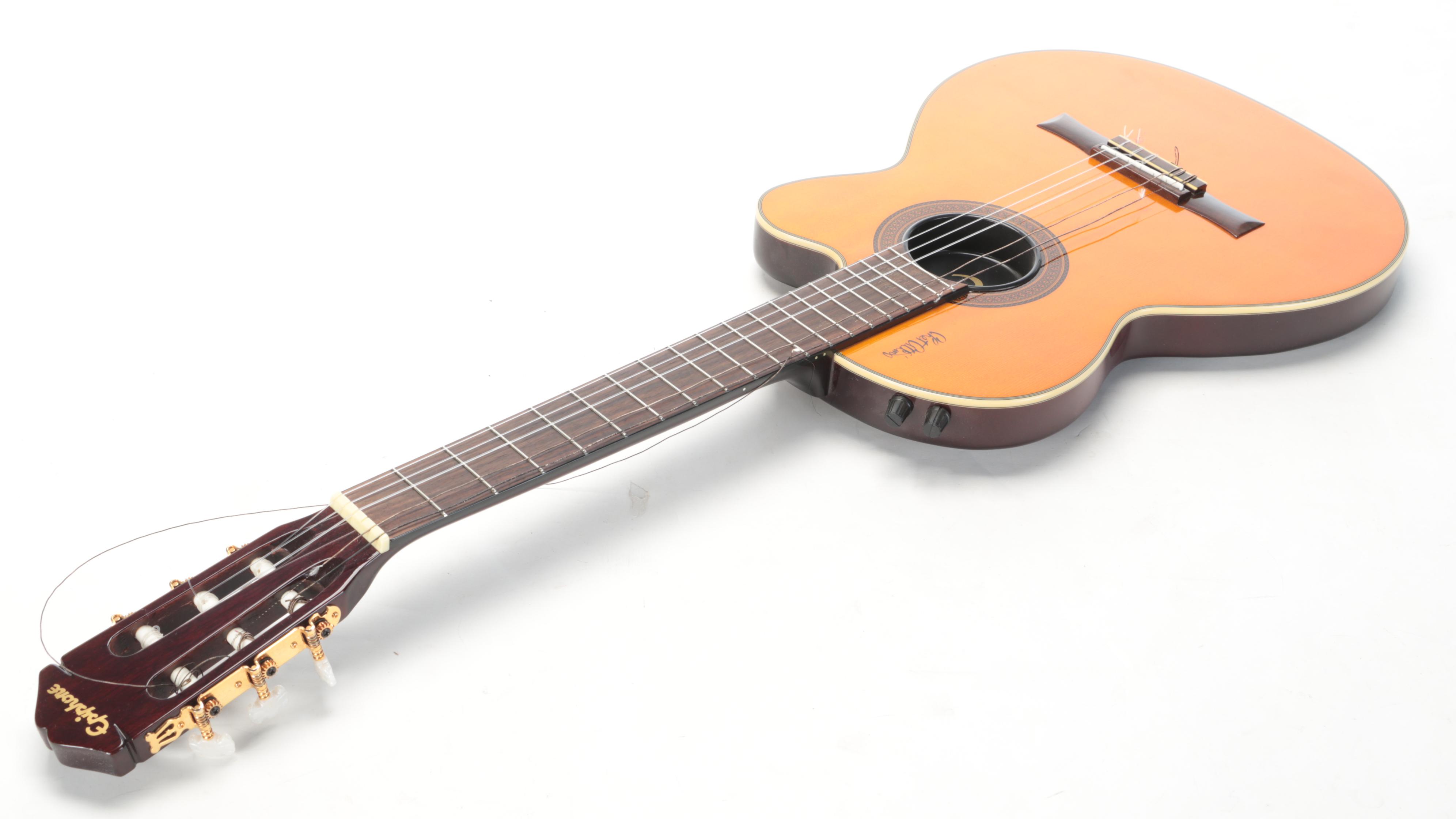 Epiphone Chet Atkins Acoustic Electric Guitar with Fender G-DEC Amp