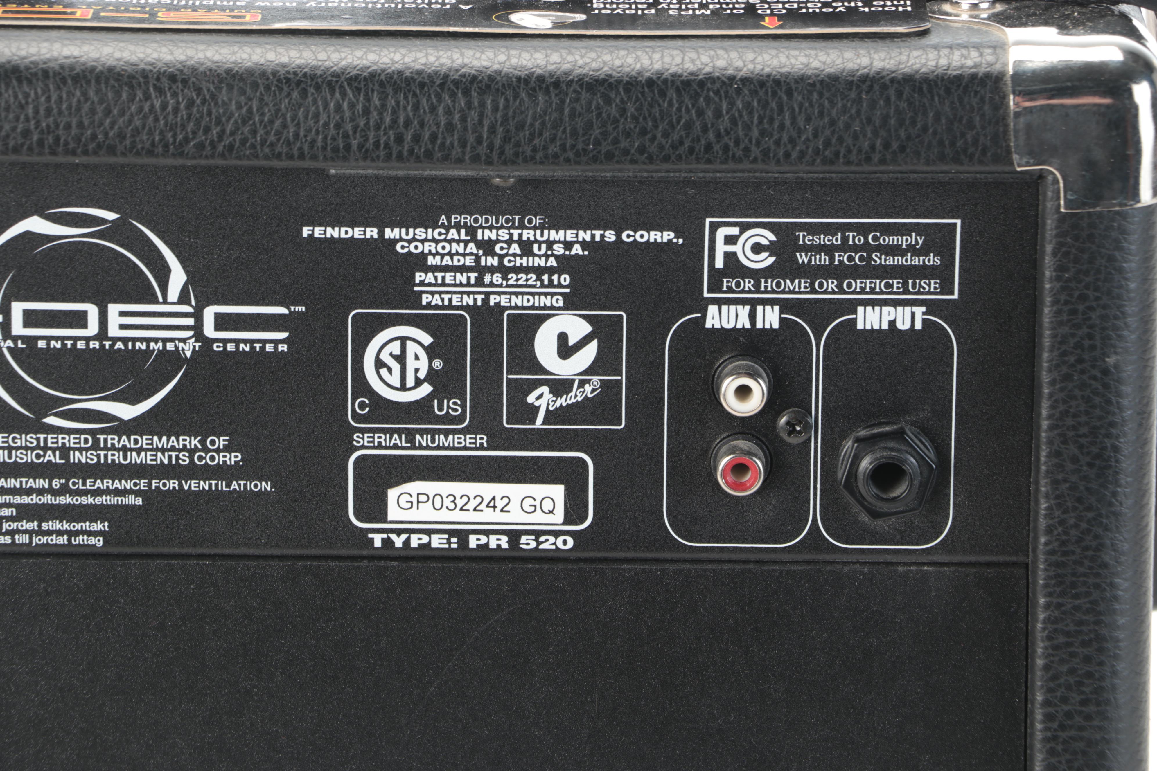 Epiphone Chet Atkins Acoustic Electric Guitar with Fender G-DEC Amp