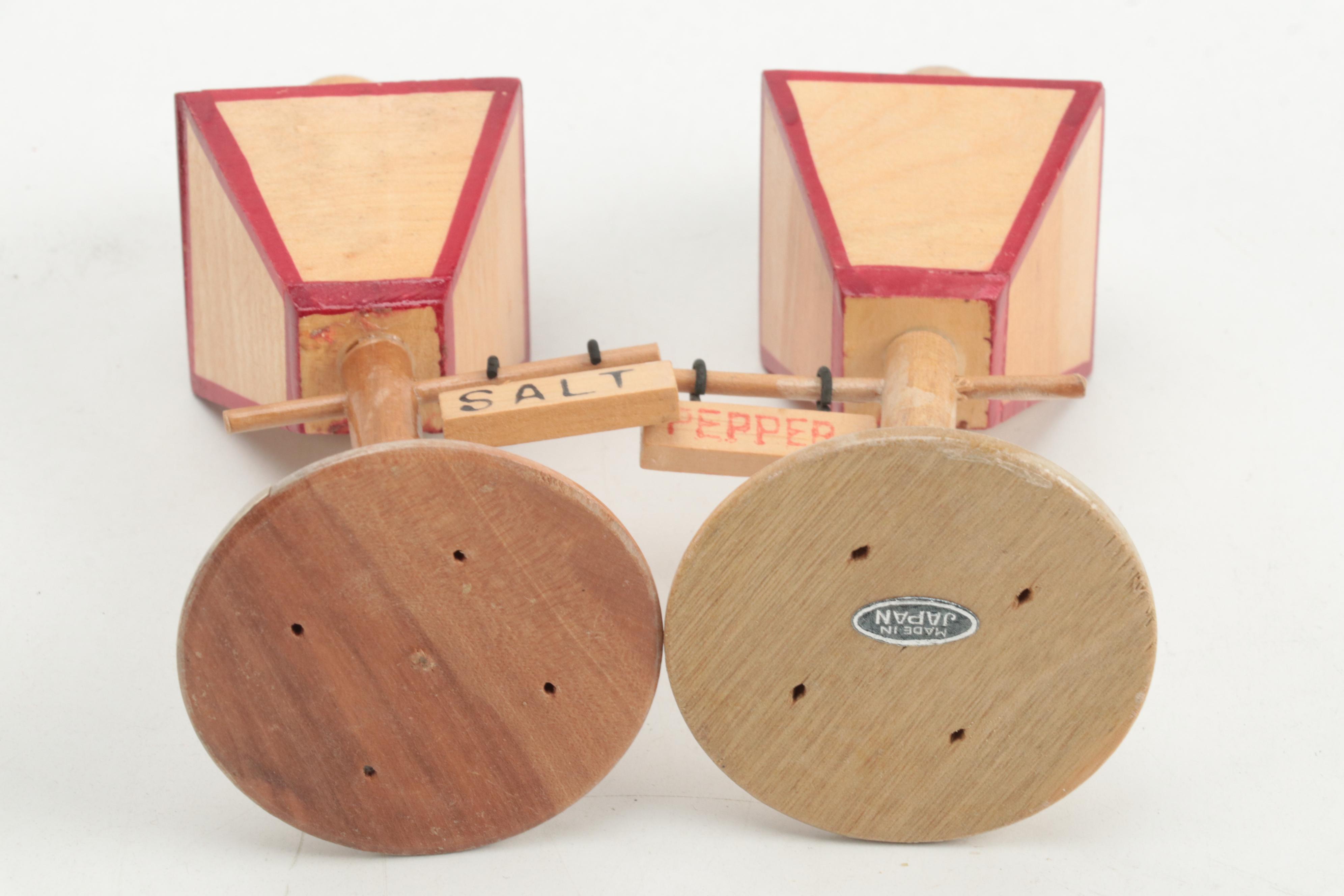 Novelty and Souvenir Salt and Pepper Shakers, Mid-20th Century