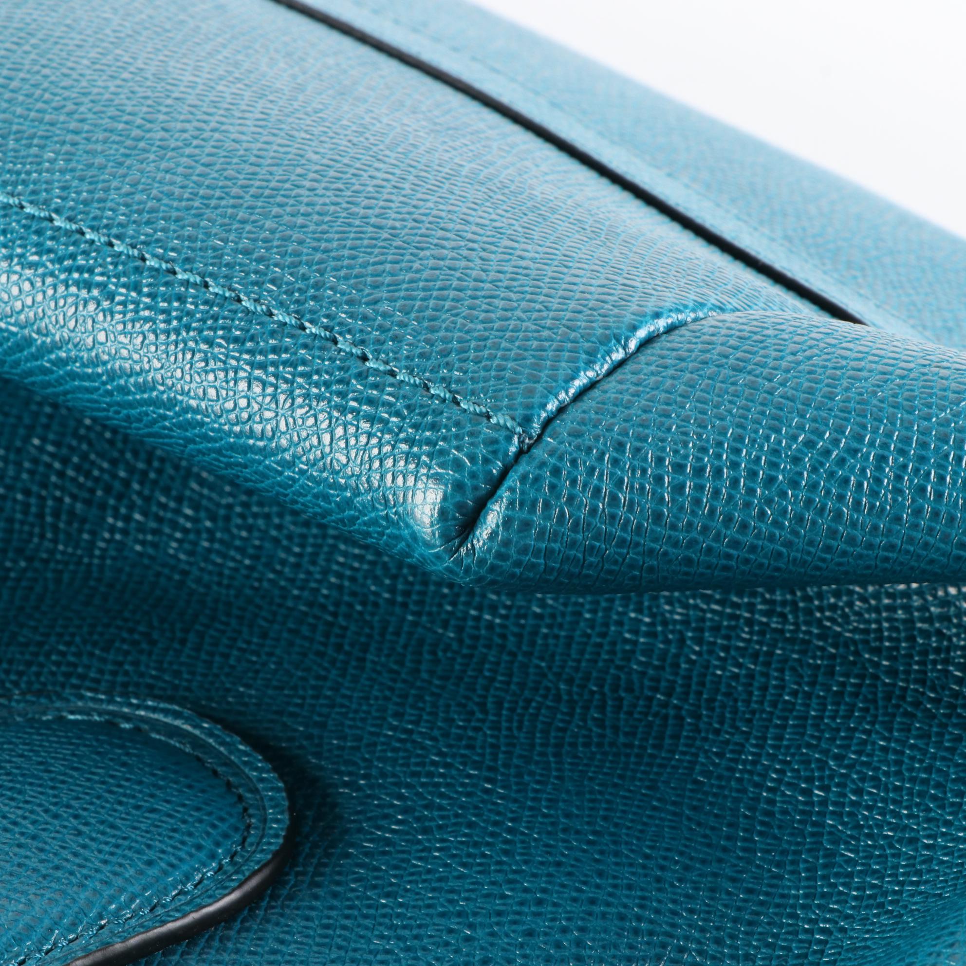 Coach Zip-Top Tote in Grained Leather