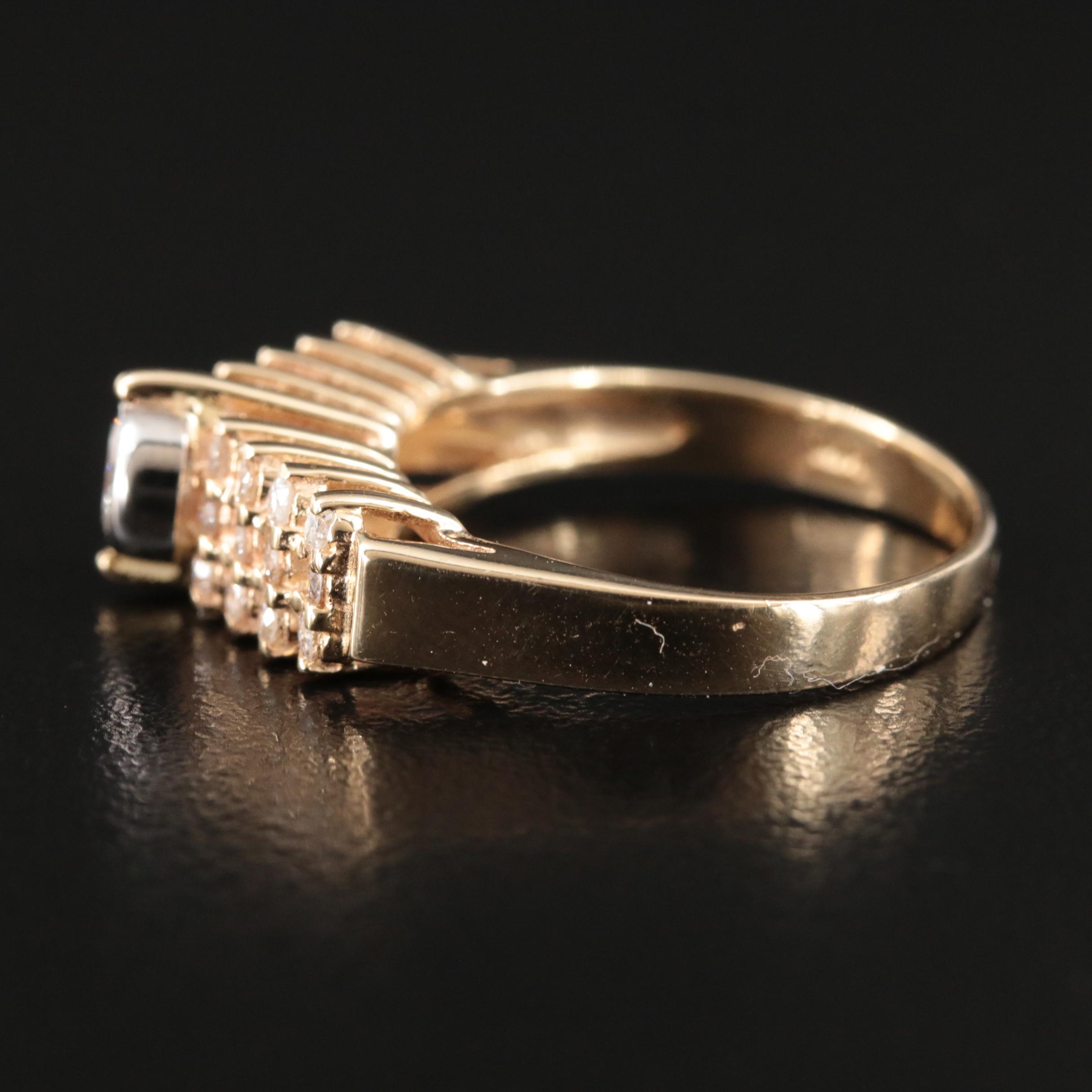 14K 0.71 CTW Diamond Ring