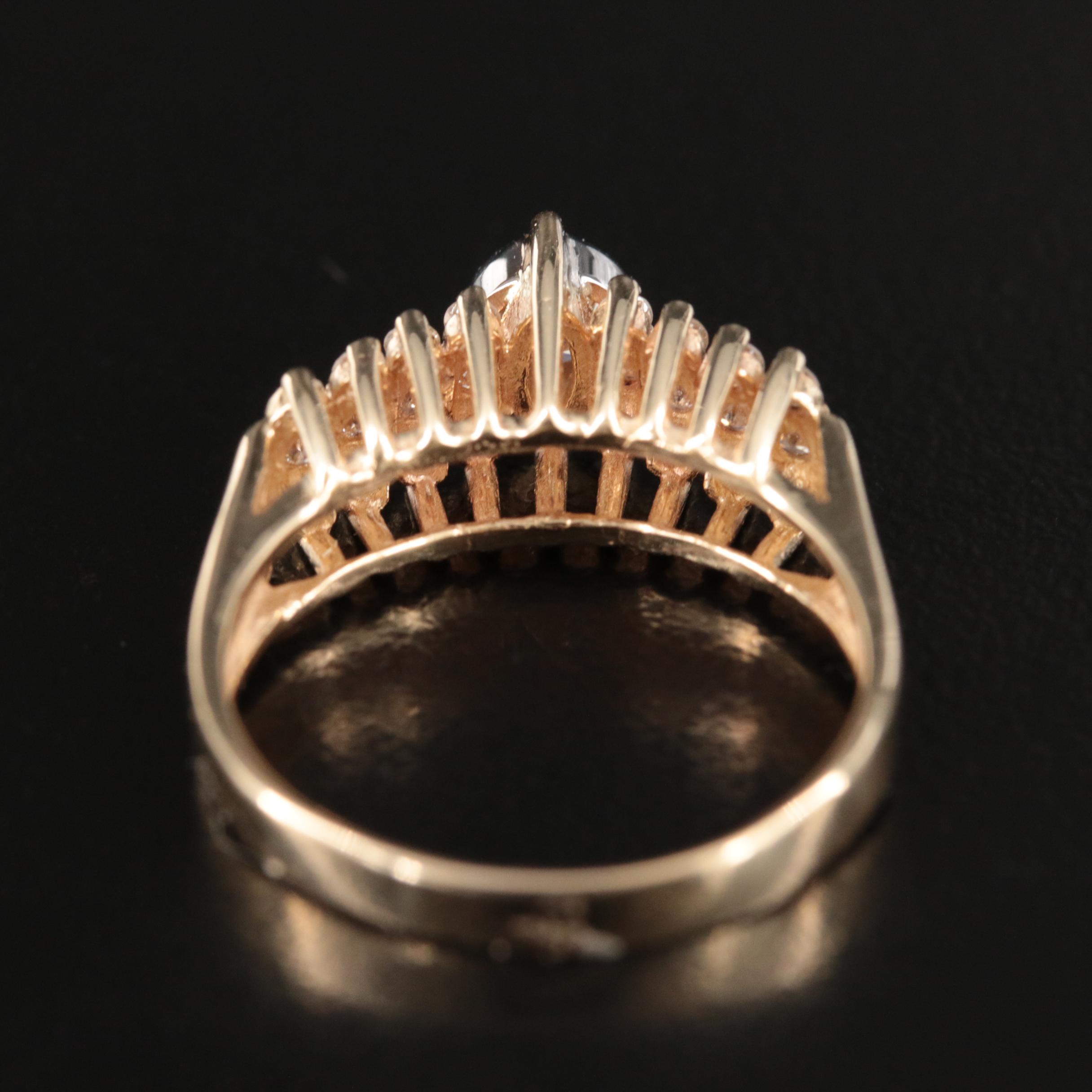 14K 0.71 CTW Diamond Ring