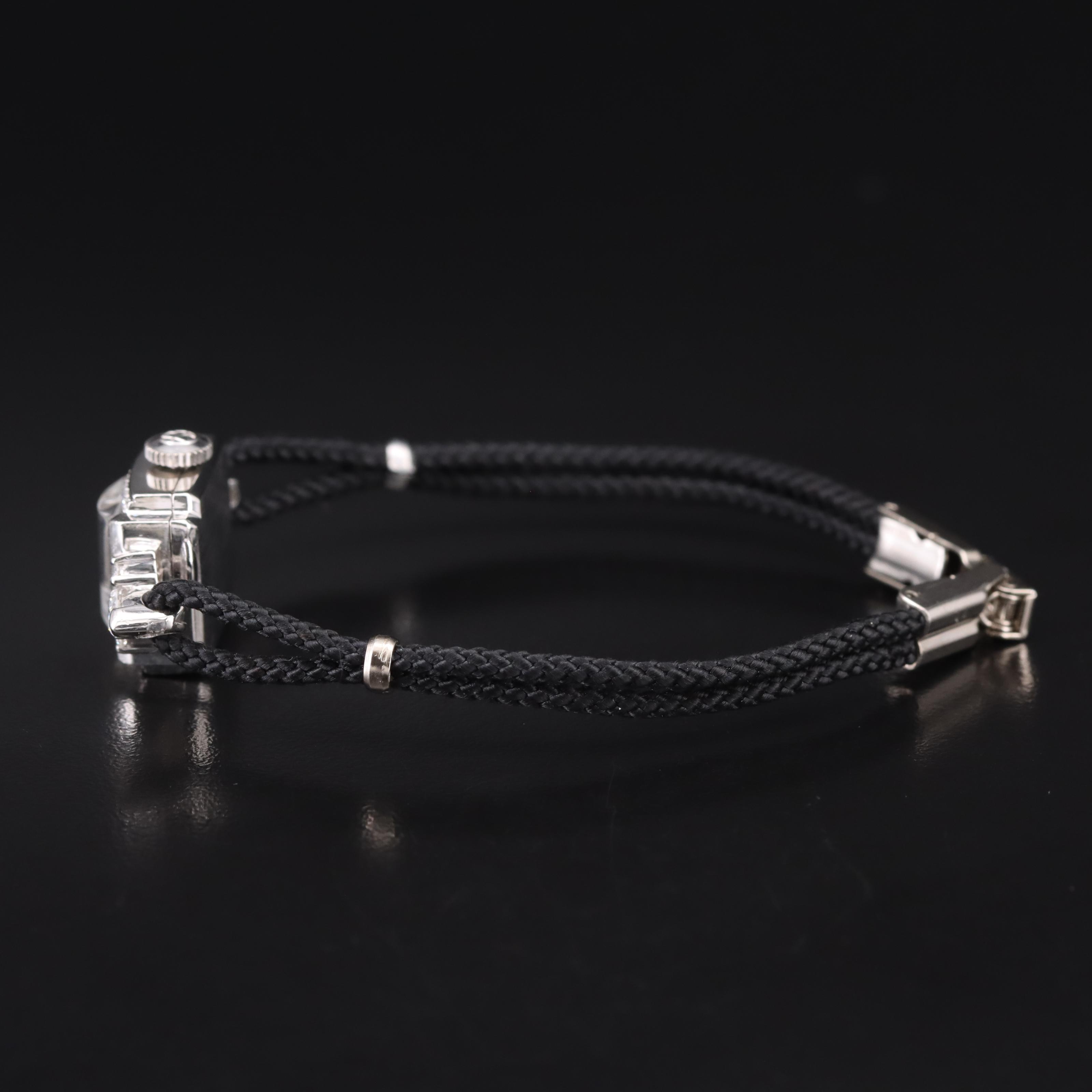 Diamond and Platinum Vintage Hamilton Watch