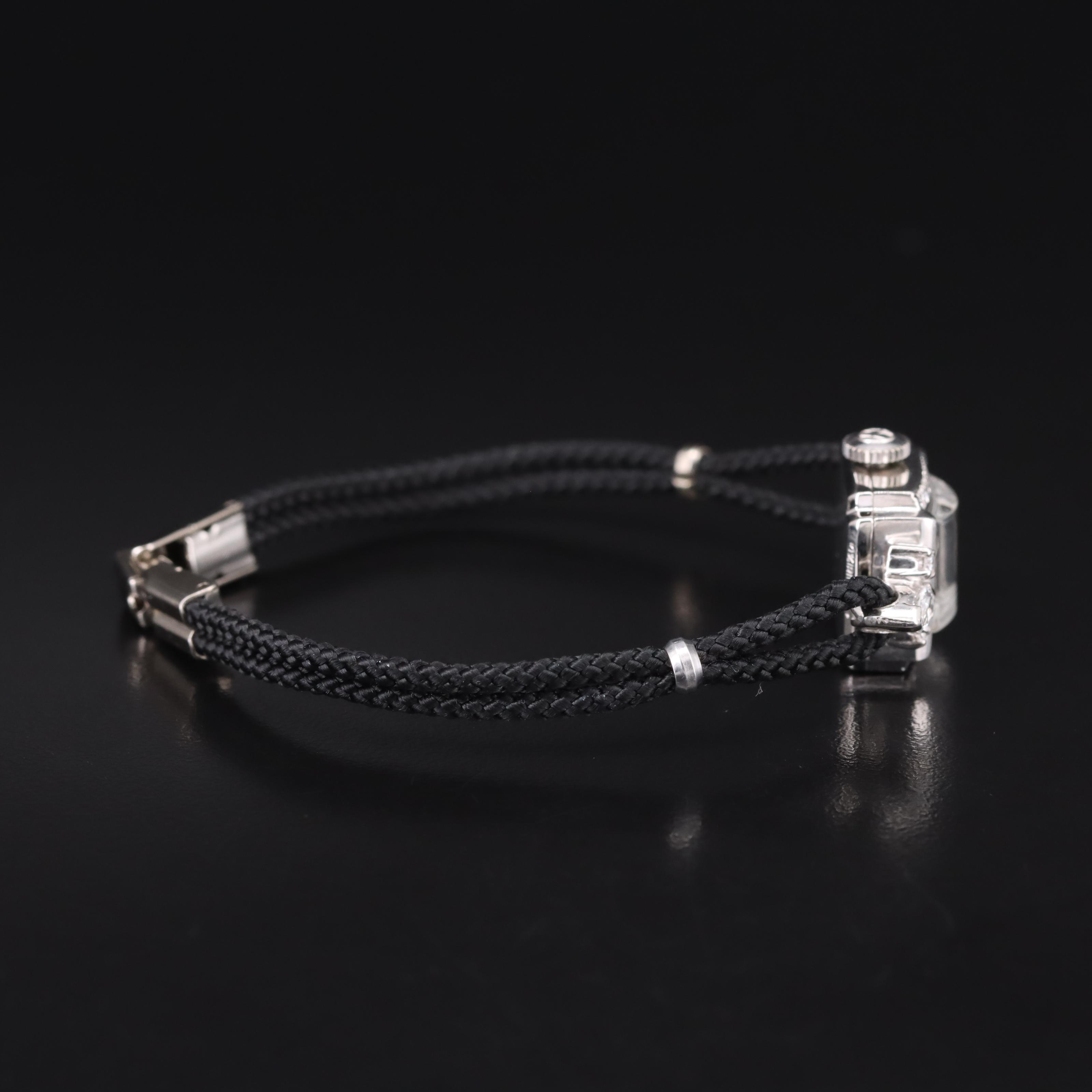 Diamond and Platinum Vintage Hamilton Watch