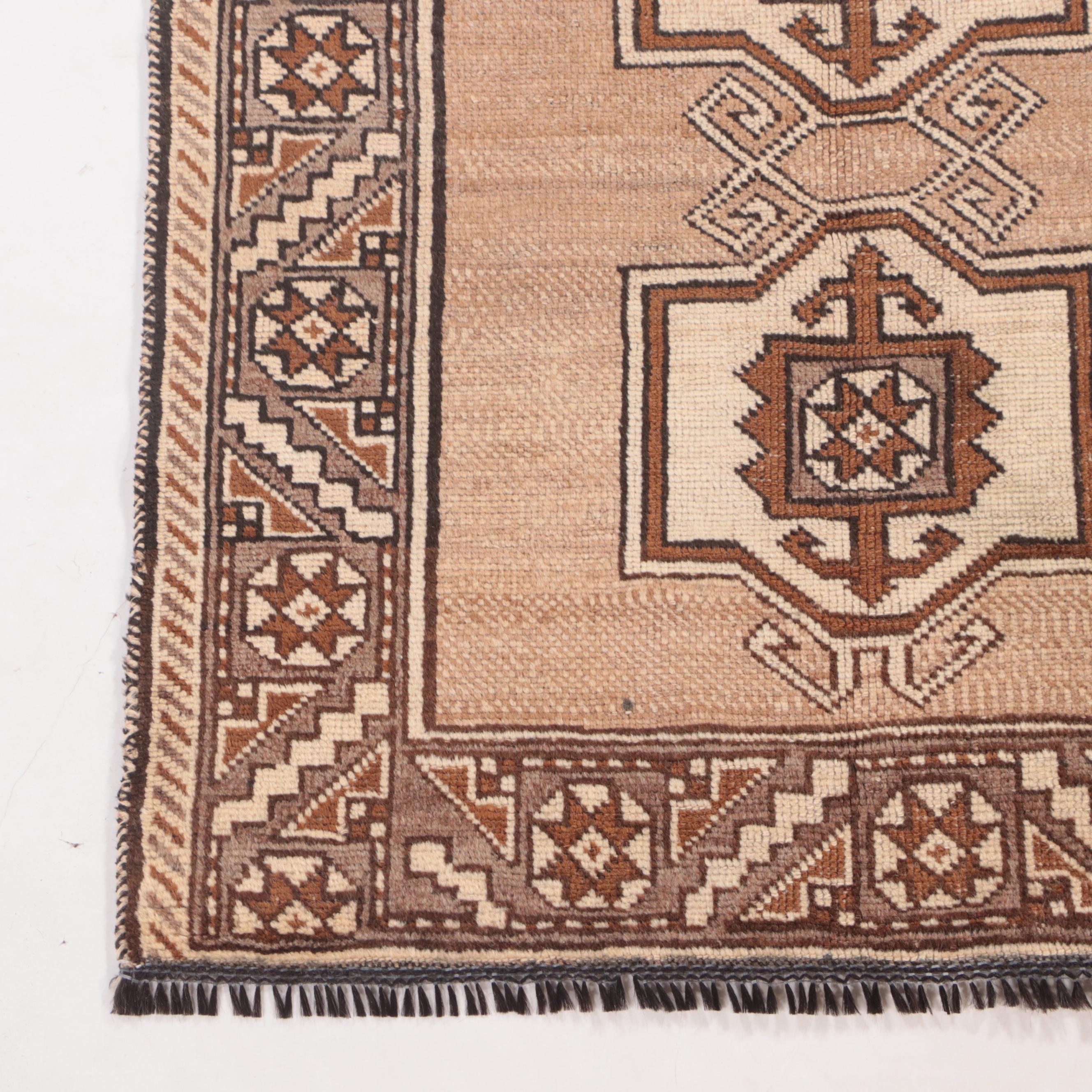 3'4 x 6'6 Hand-Knotted Afghan Khotan Area Rug