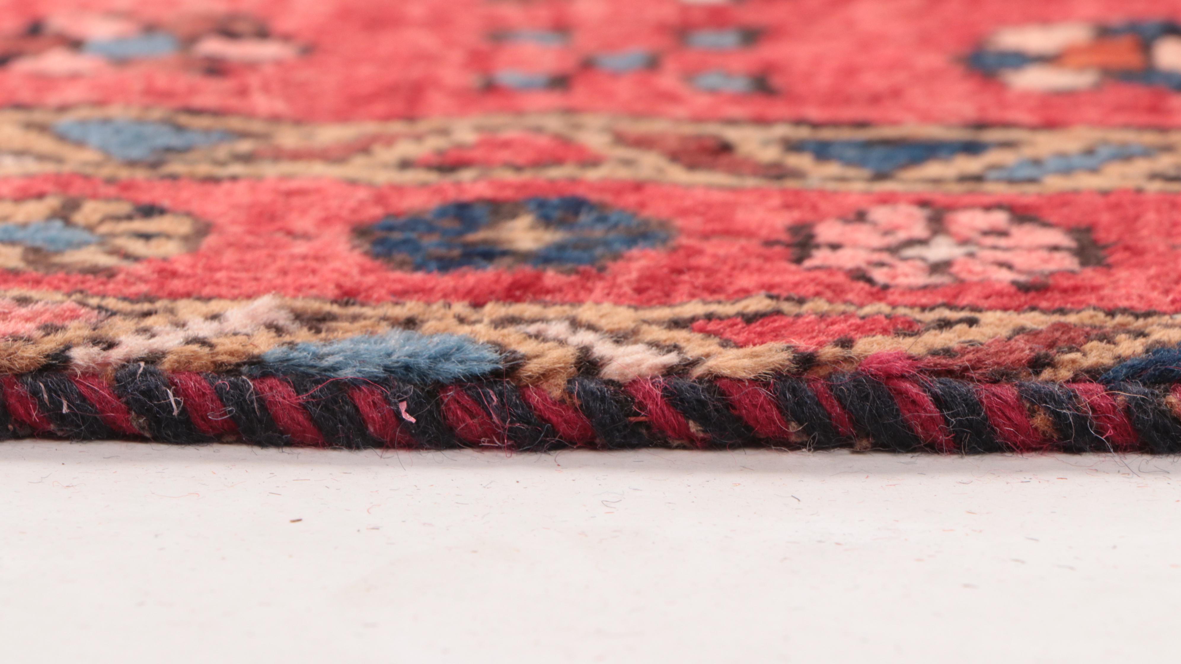 3'4 x 11'4 Hand-Knotted Persian Heriz Long Rug