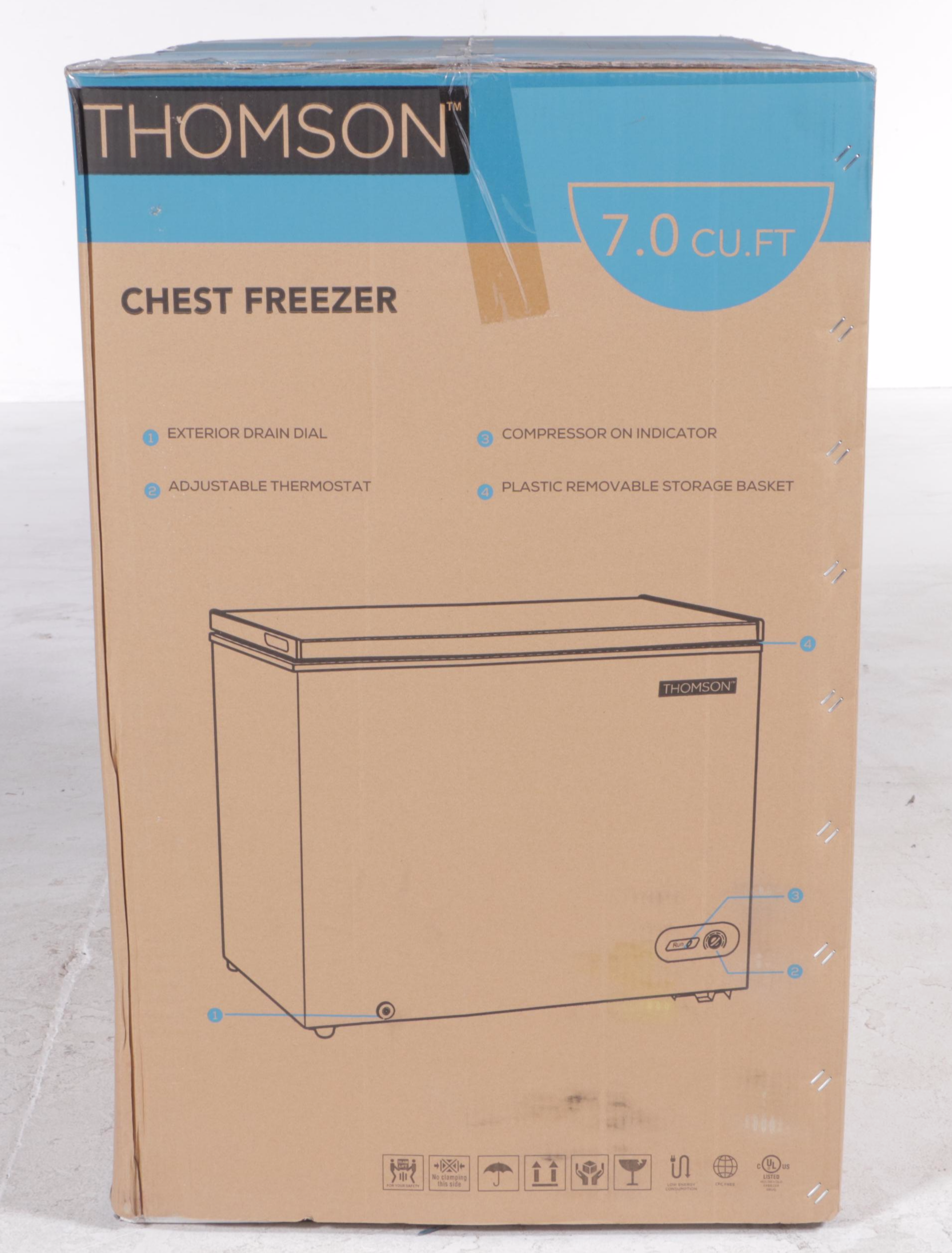 Thomson 7.0 Cu. Ft. White Chest Freezer