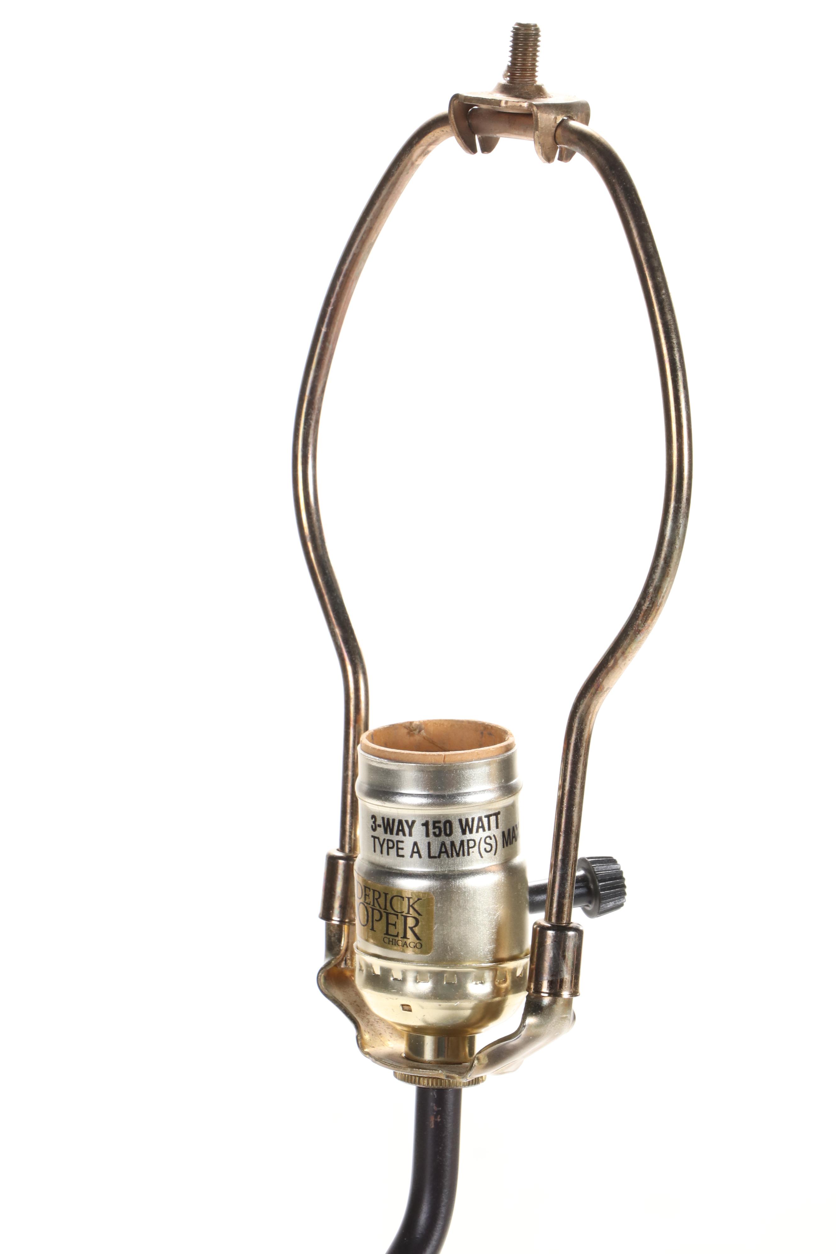 Frederick Cooper Chinese Blue and White Porcelain Elephant Table Lamp, 21st C