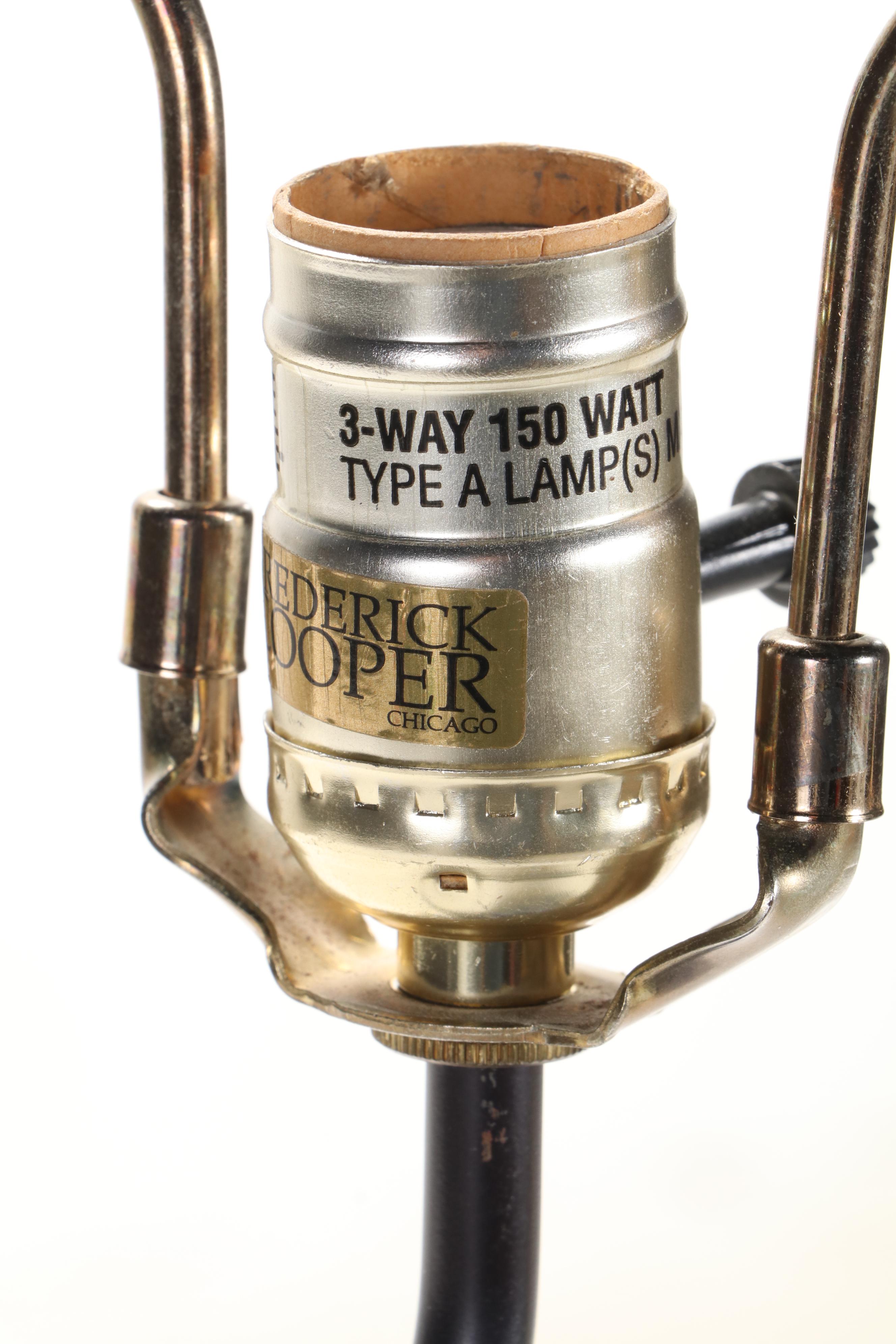 Frederick Cooper Chinese Blue and White Porcelain Elephant Table Lamp, 21st C