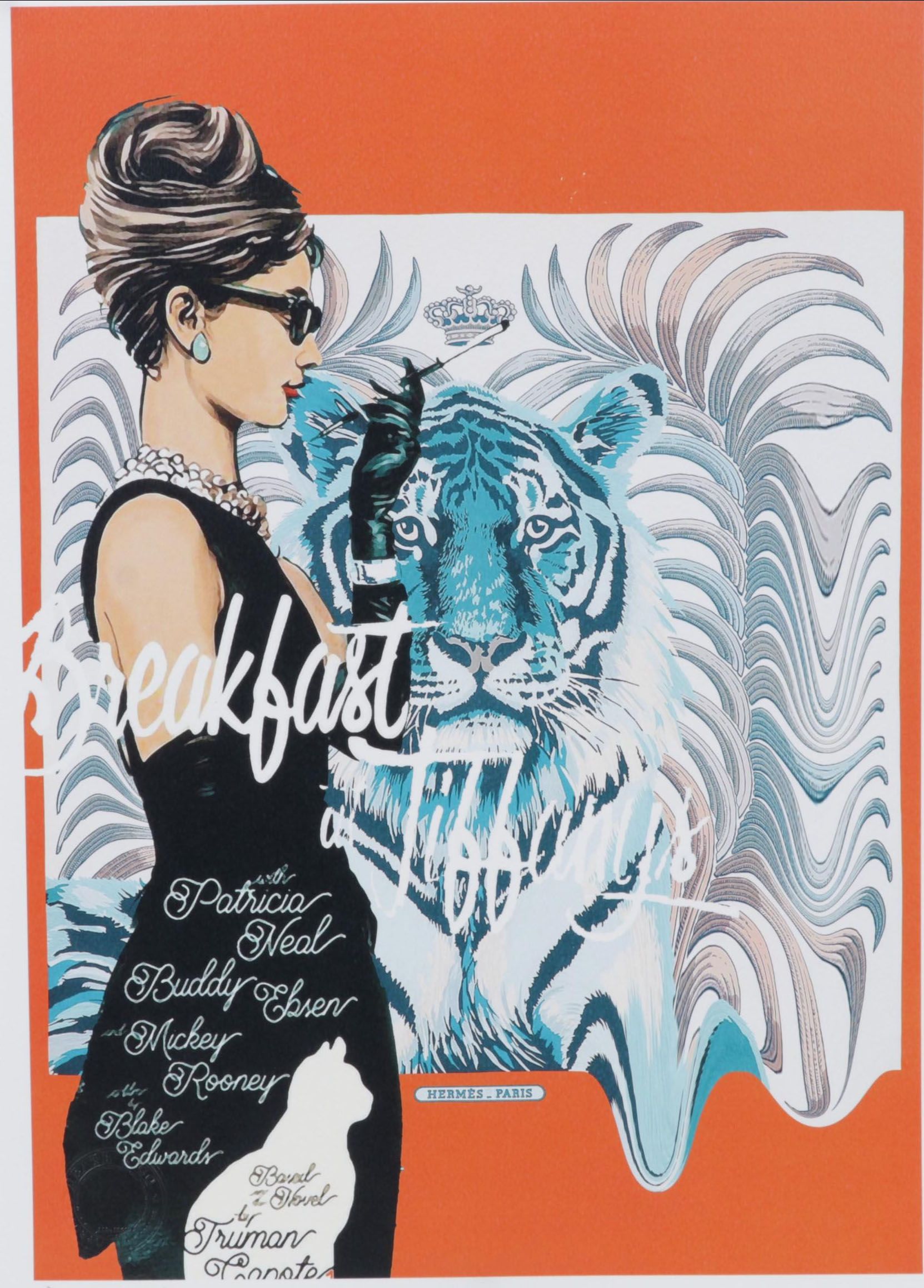 Death NYC Pop Art Graphic Print Featuring Audrey Hepburn, 2022