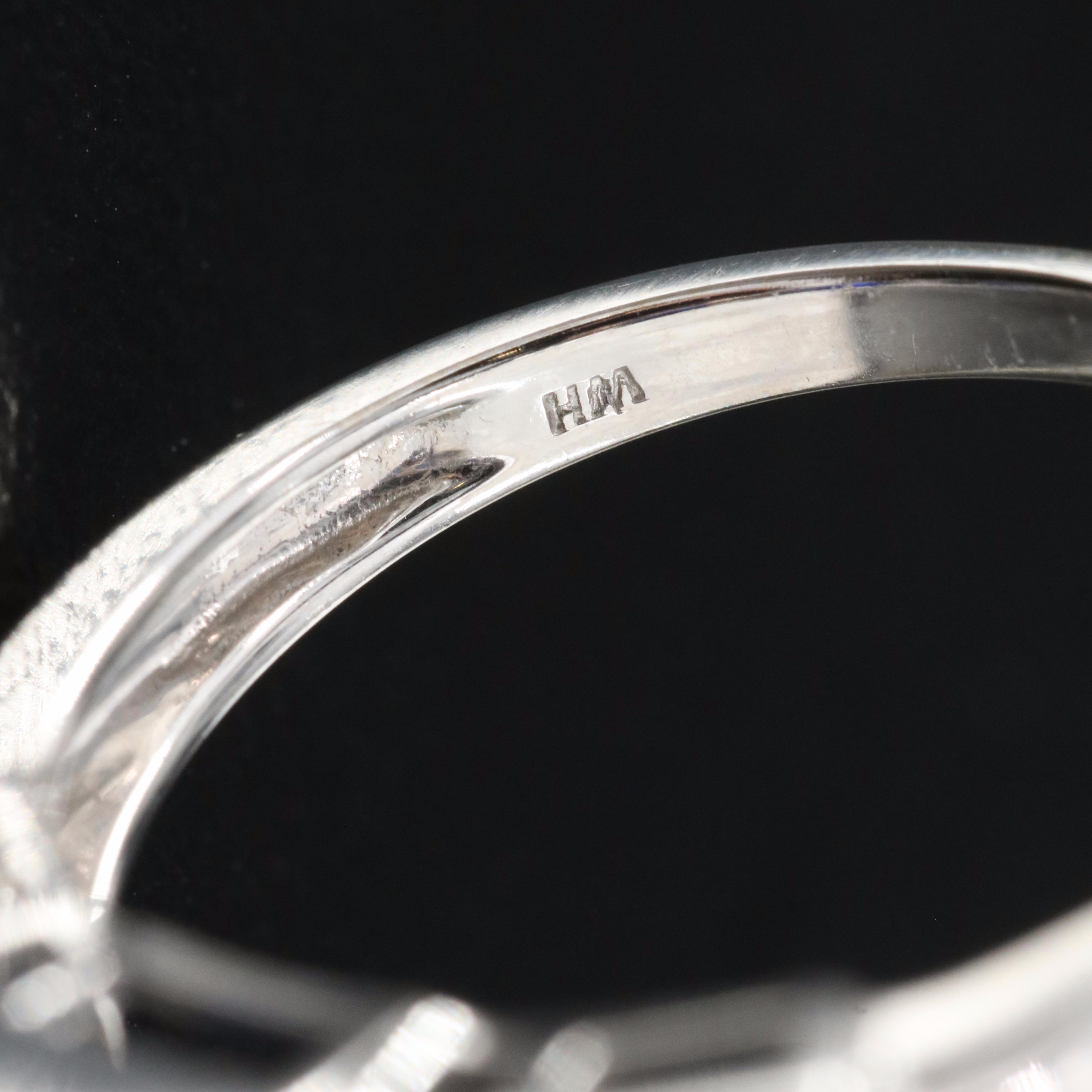 10K Sapphire and Diamond Ring