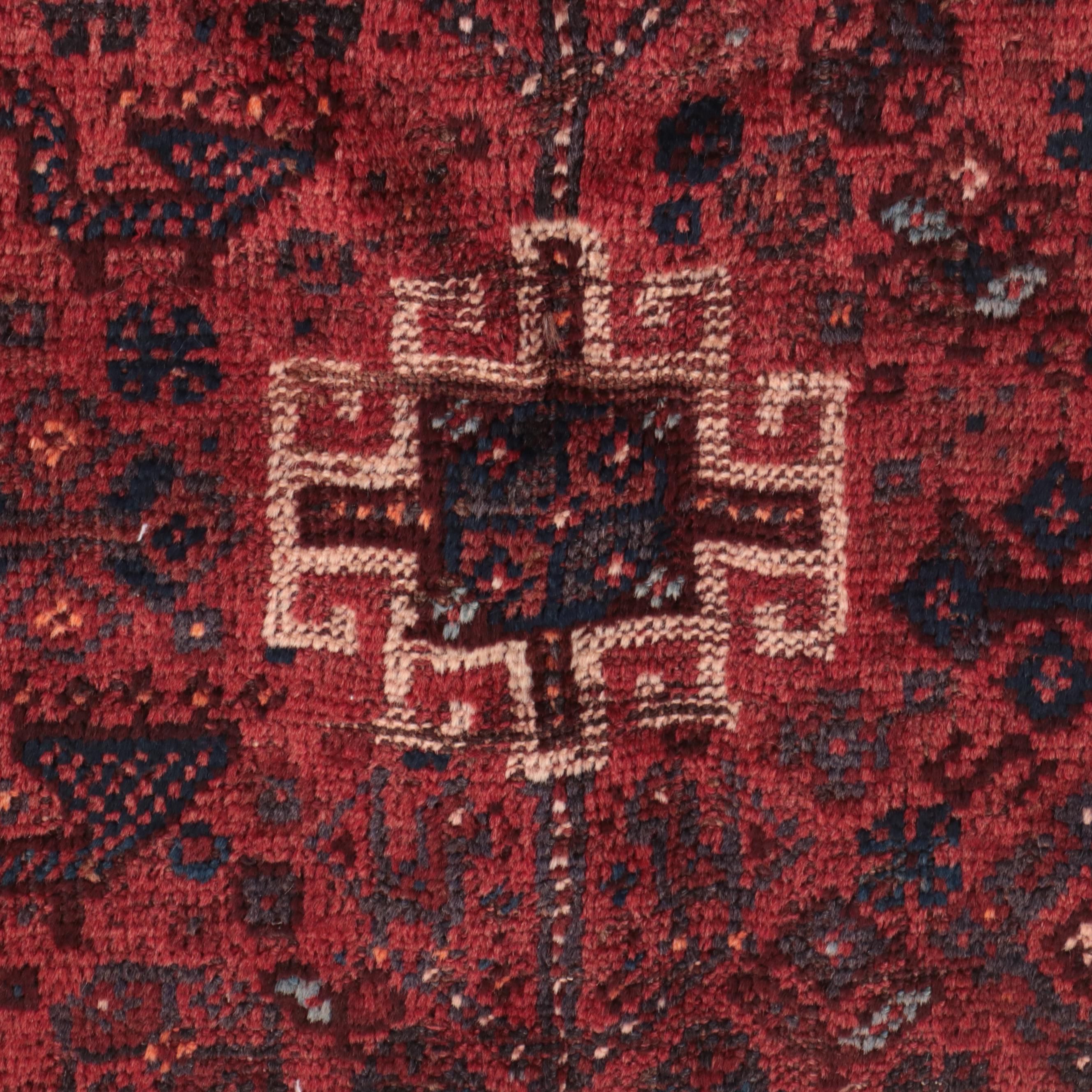 3'11 x 4'11 Hand-Knotted Persian Abadeh Area Rug