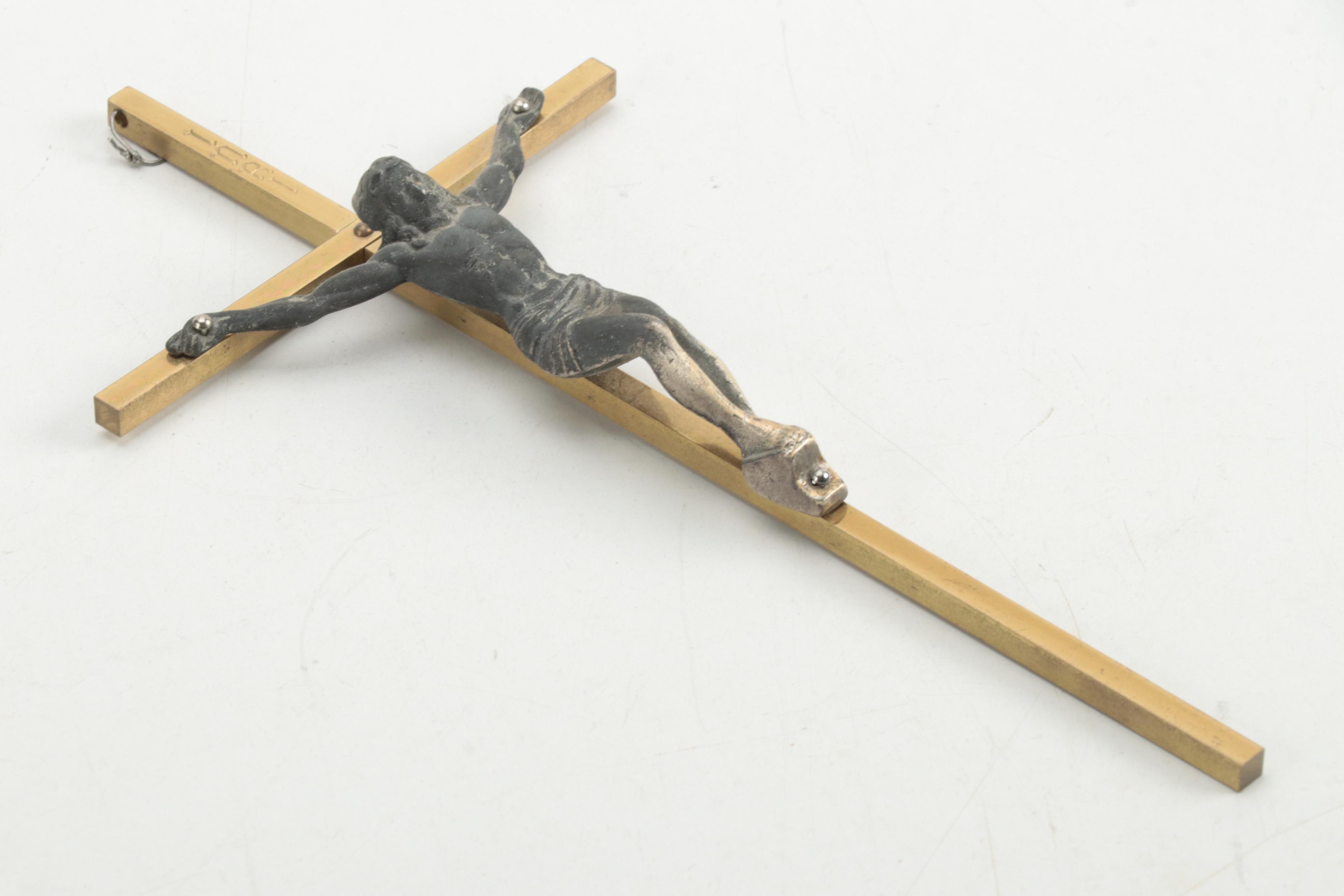 Priest's Stole with Extreme Unction Crucifix and Others