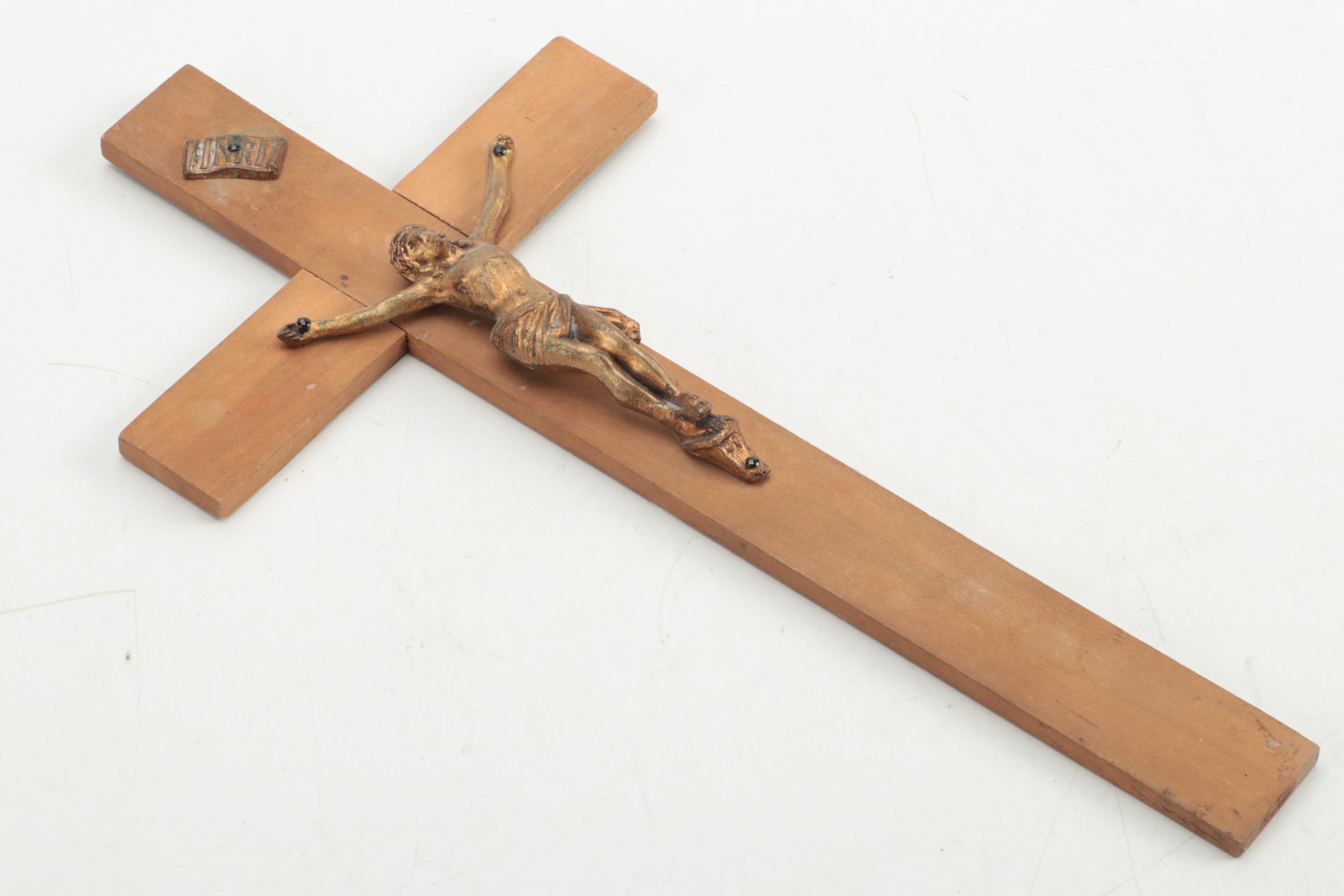 Priest's Stole with Extreme Unction Crucifix and Others