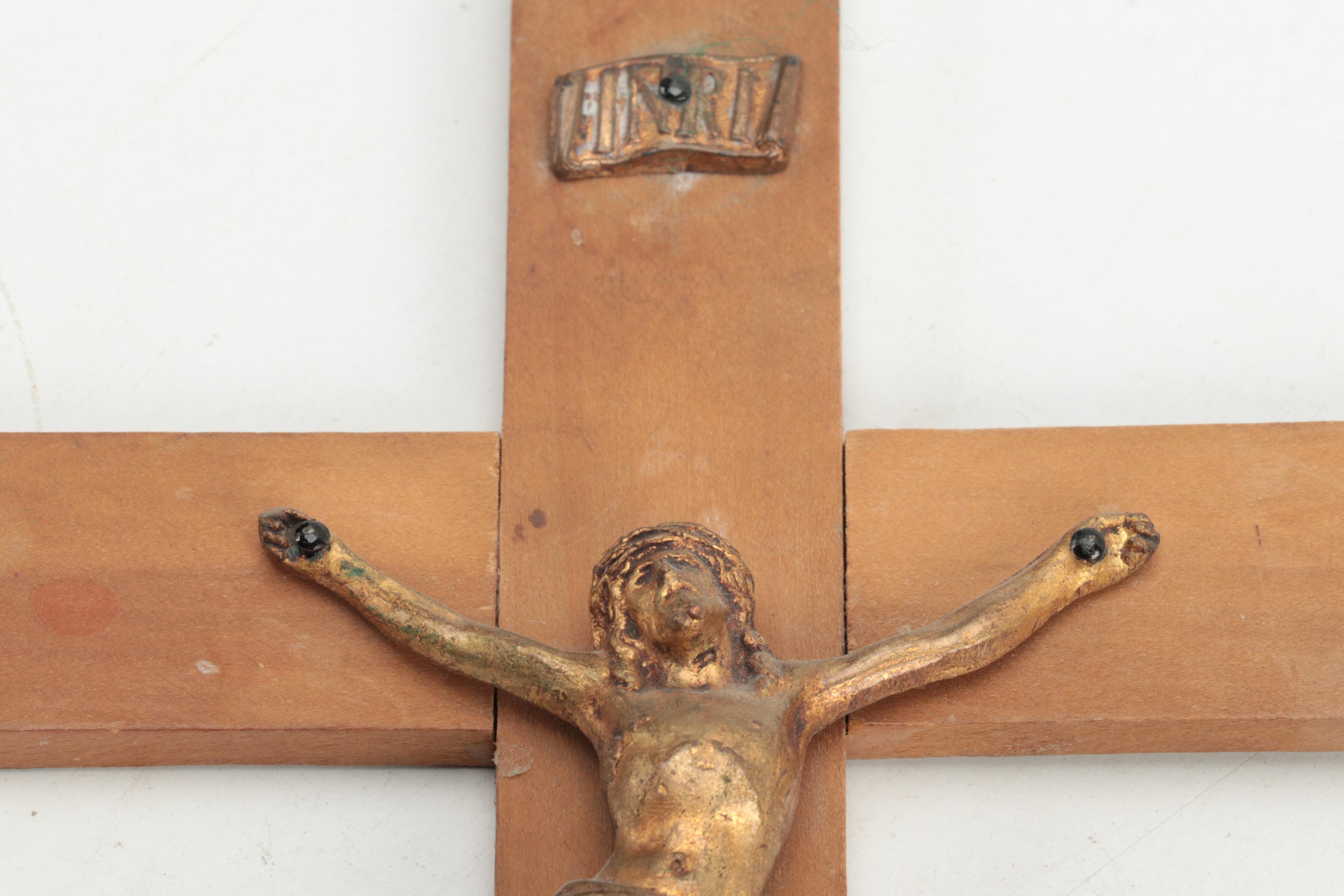 Priest's Stole with Extreme Unction Crucifix and Others