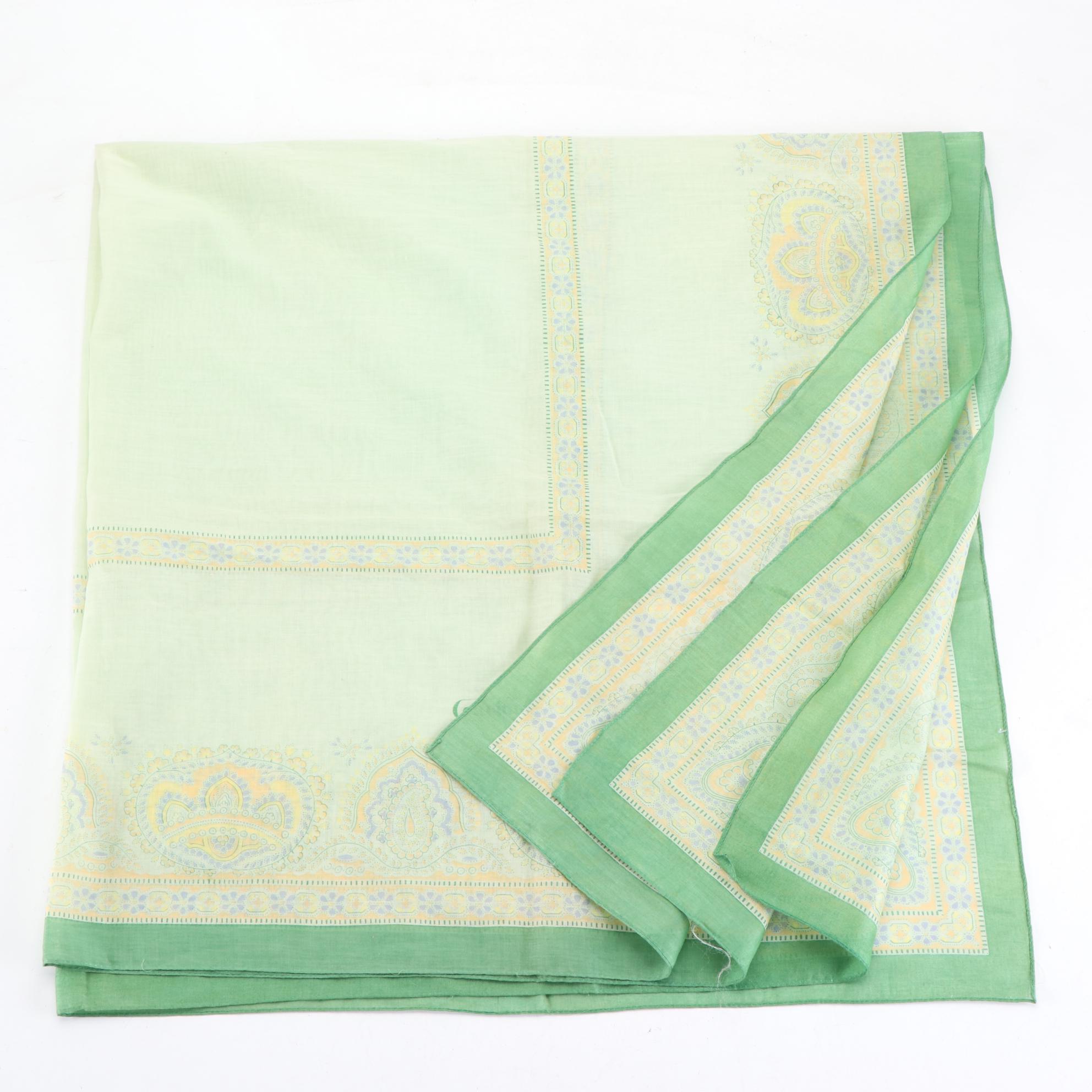 Cacharel Floral Paisley Print Scarf with Other Destination Scarves