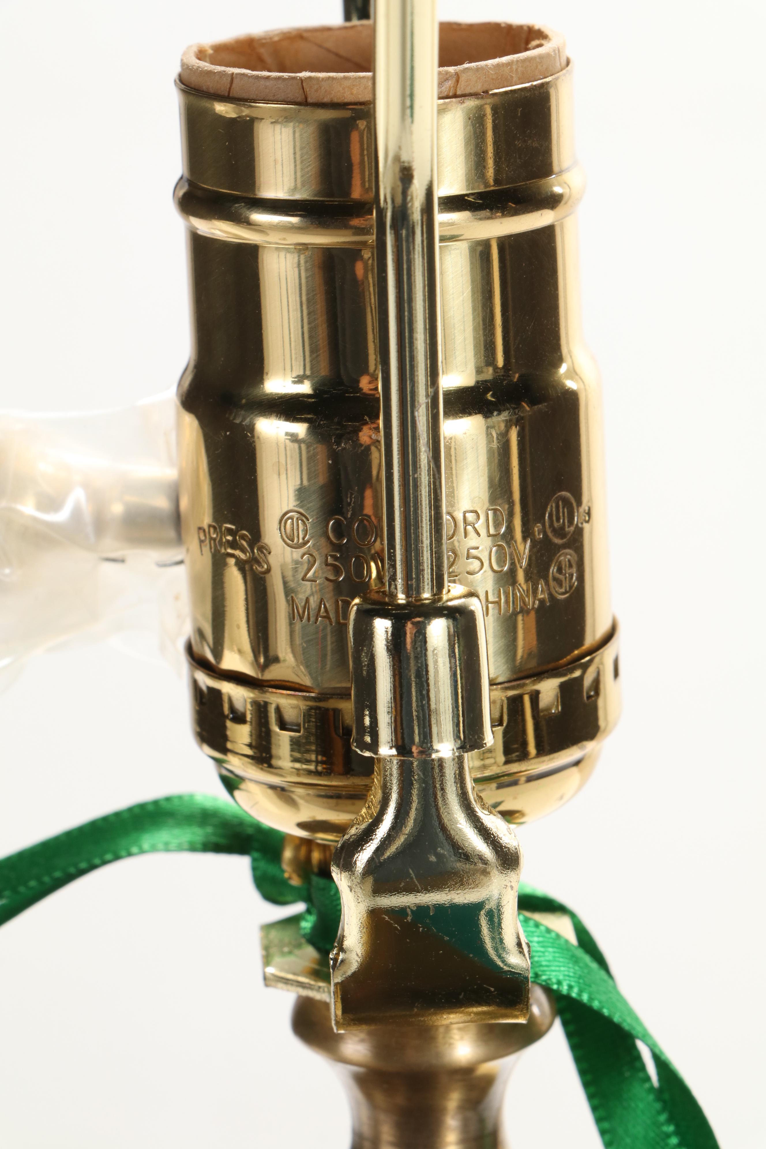 Chinese Famille Rose Enameled Porcelain Vase Table Lamp