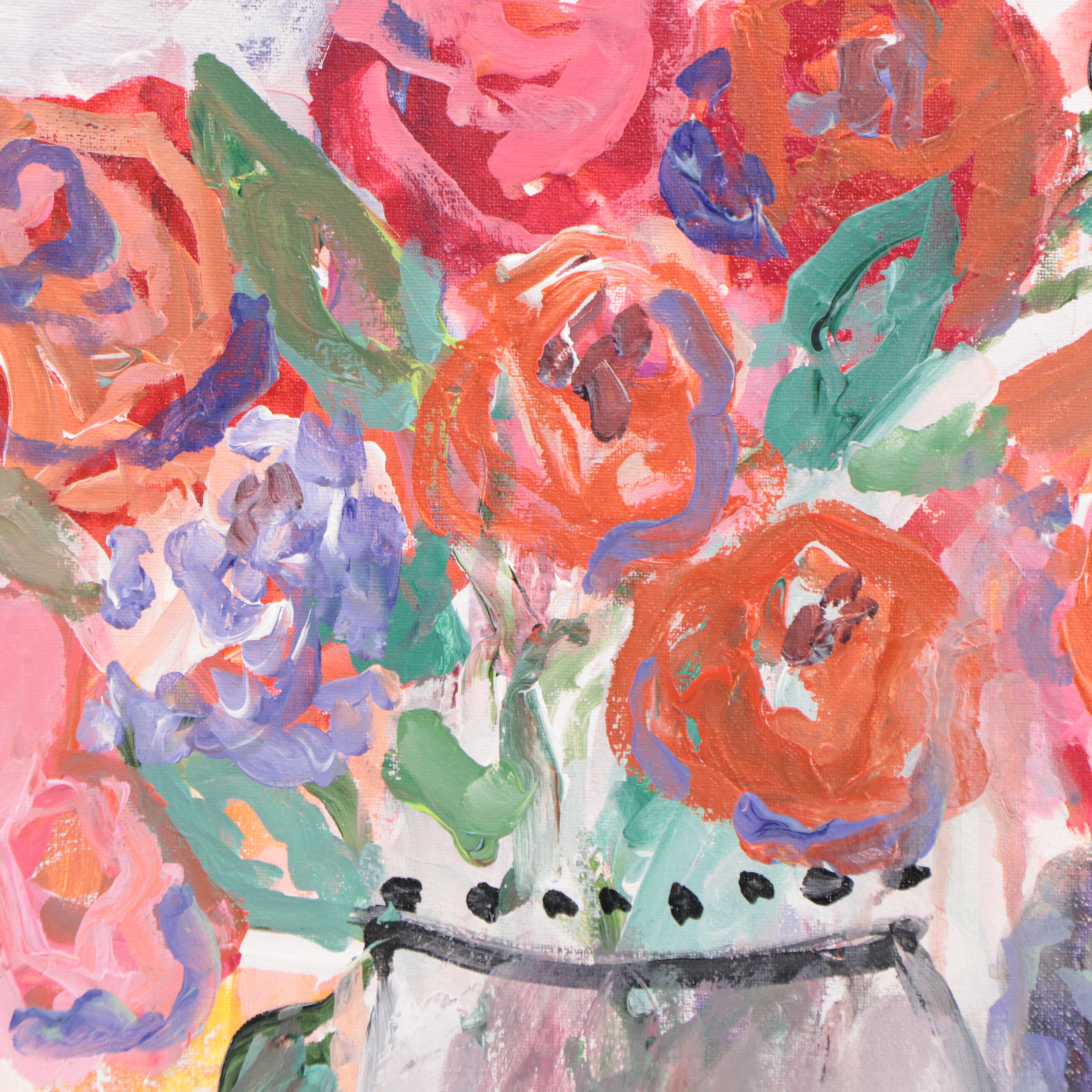 Kait Roberts Acrylic Painting "Chatty Kathy," 2023