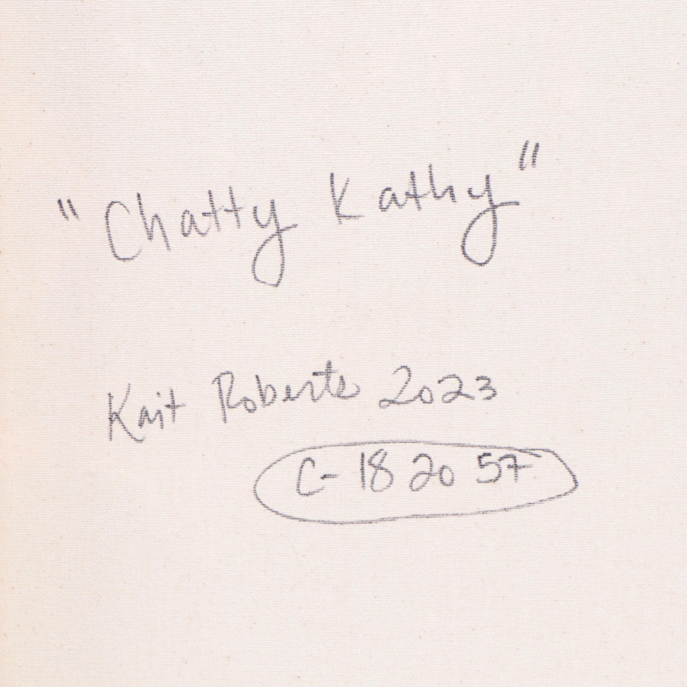 Kait Roberts Acrylic Painting "Chatty Kathy," 2023
