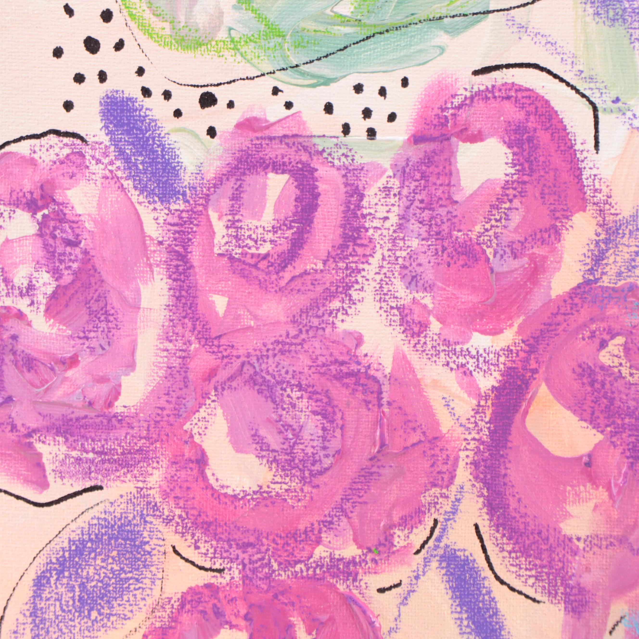 Kait Roberts Mixed Media Painting "Take a Break and Have Some Fun," 2023