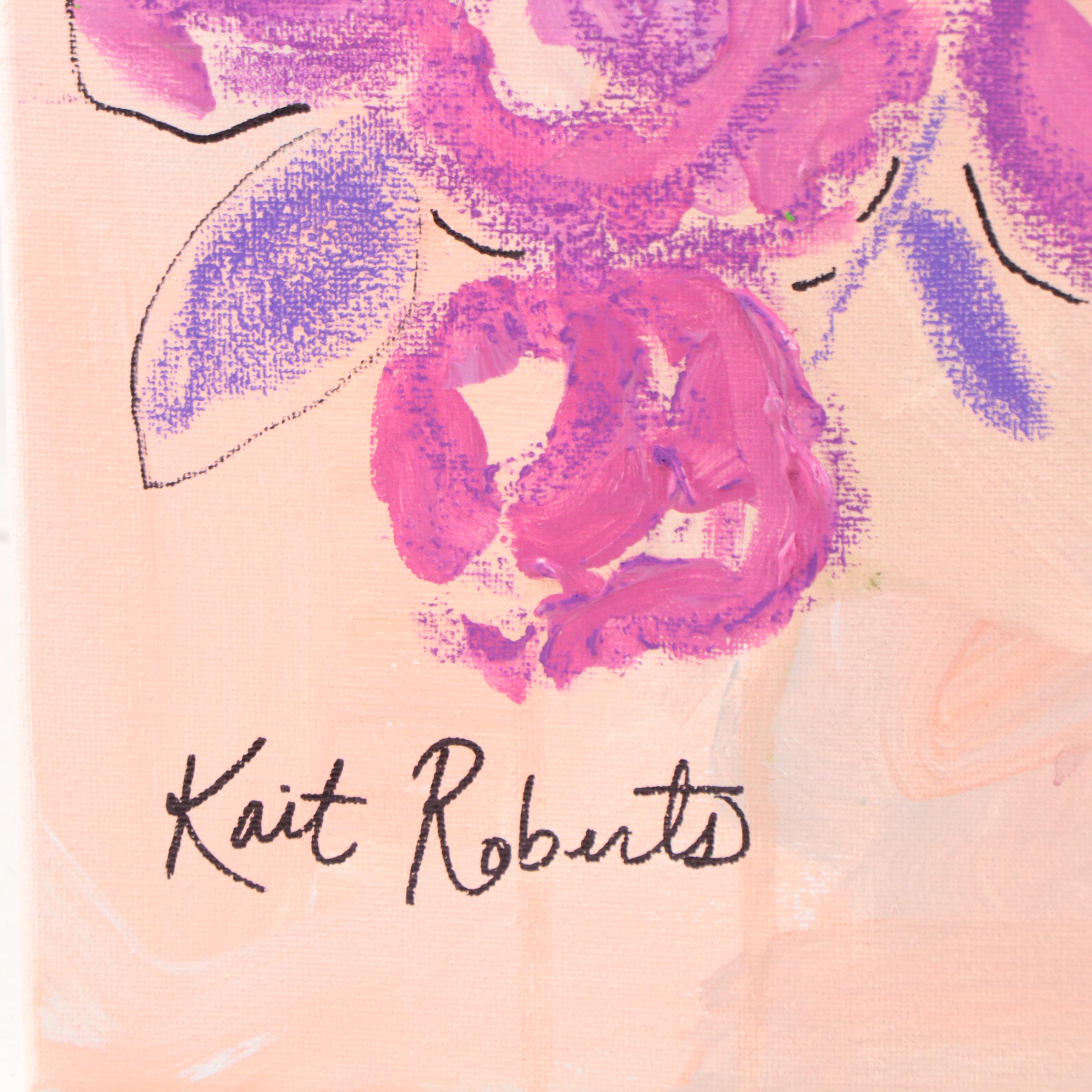 Kait Roberts Mixed Media Painting "Take a Break and Have Some Fun," 2023