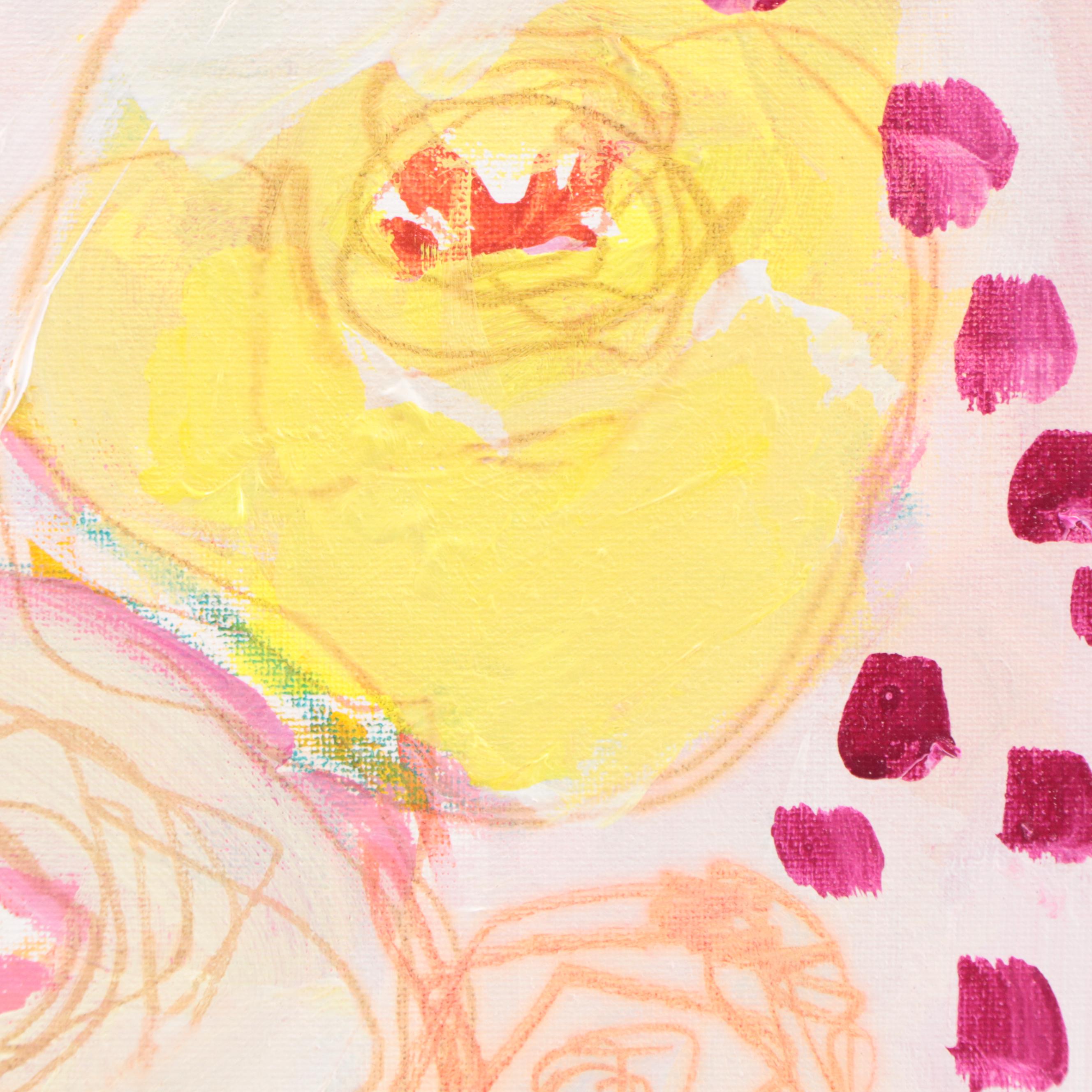 Kait Roberts Mixed Media Painting "Day Dreamers," 2023