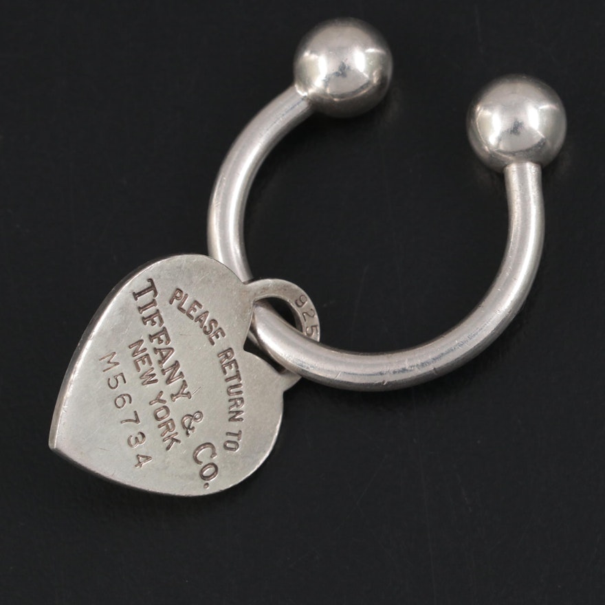 Tiffany & Co. Sterling Silver Key Ring