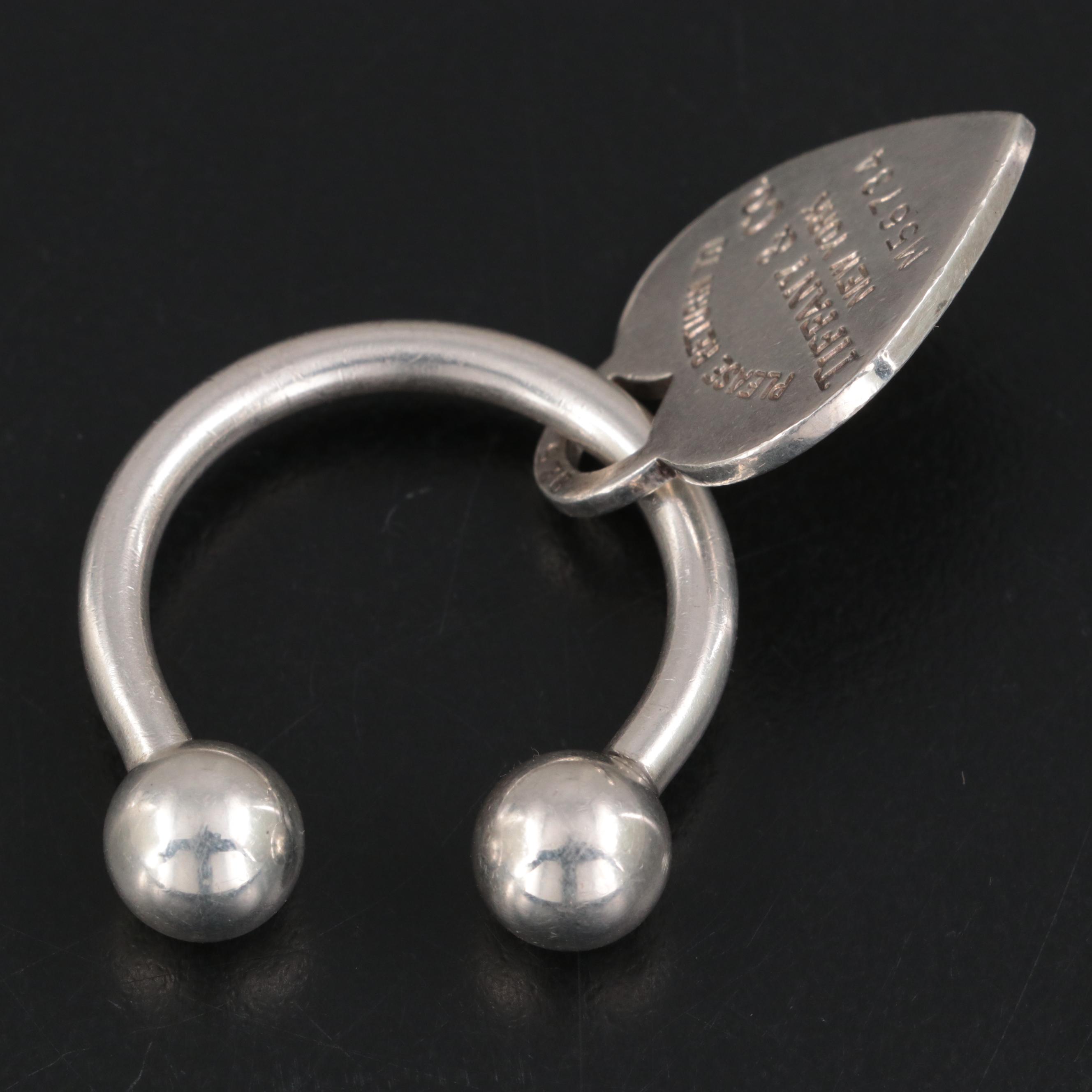Tiffany & Co. Sterling Silver Key Ring