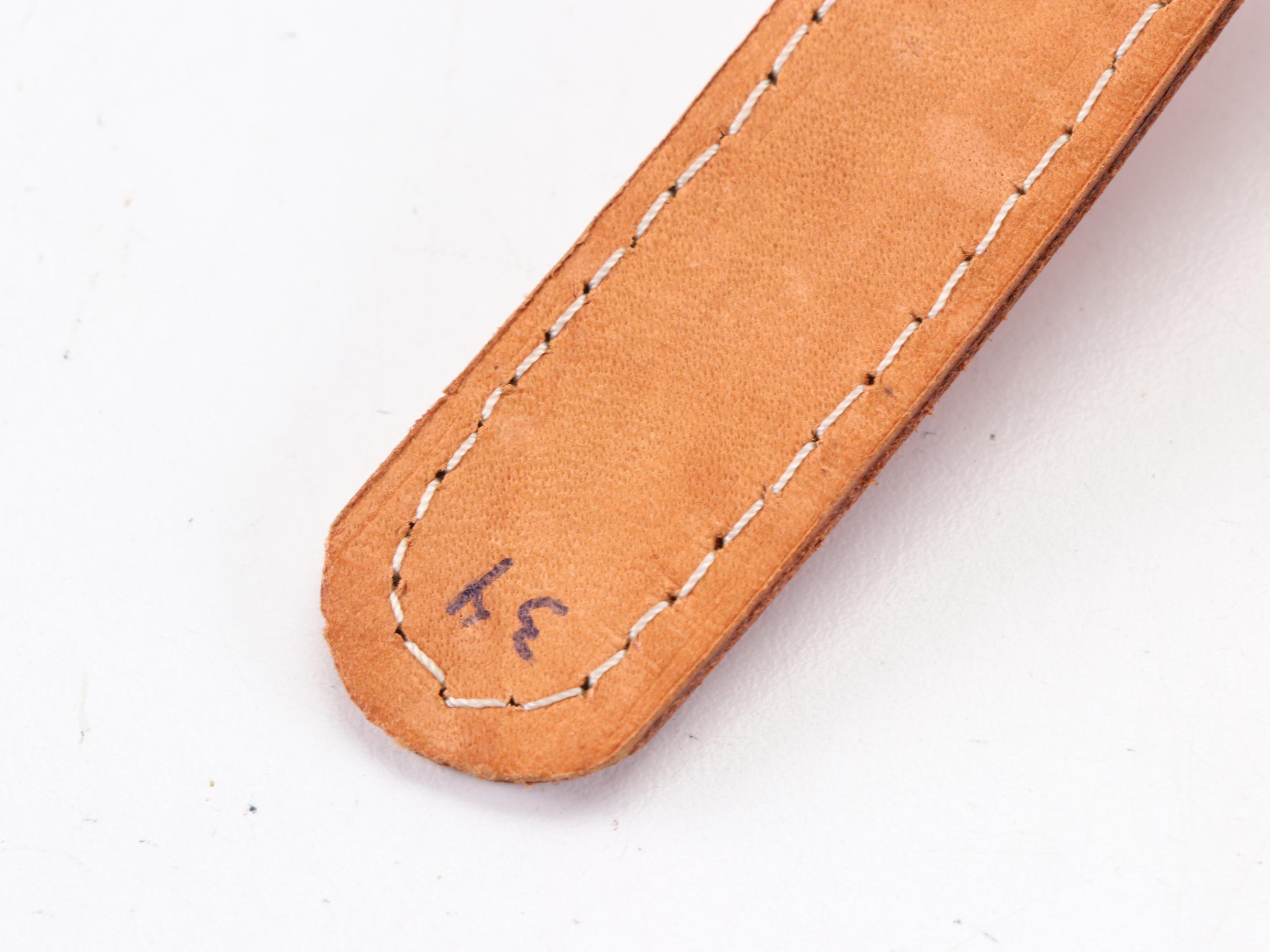 Large Leather Travel Bag with Detachable Shoulder Strap