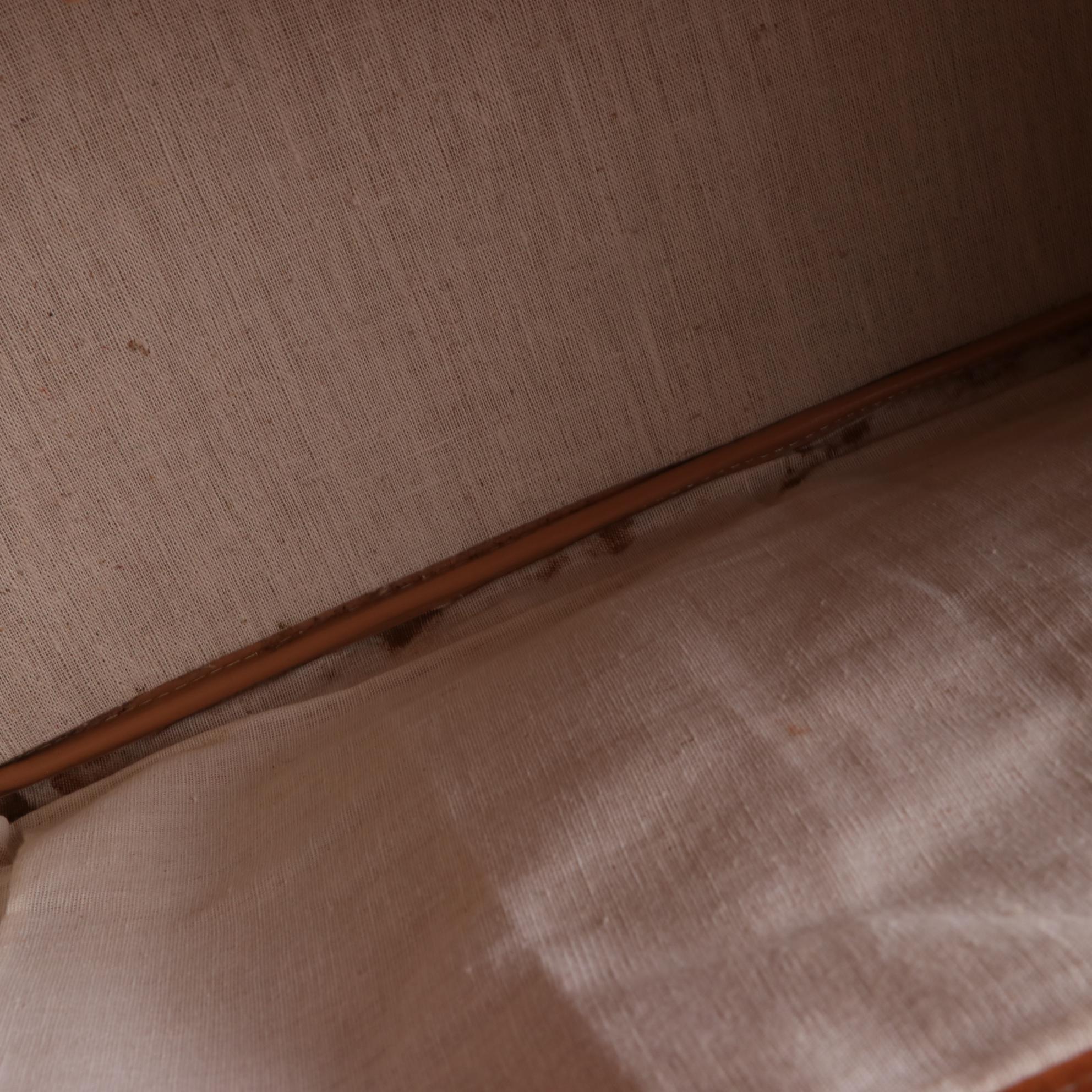 Large Leather Travel Bag with Detachable Shoulder Strap