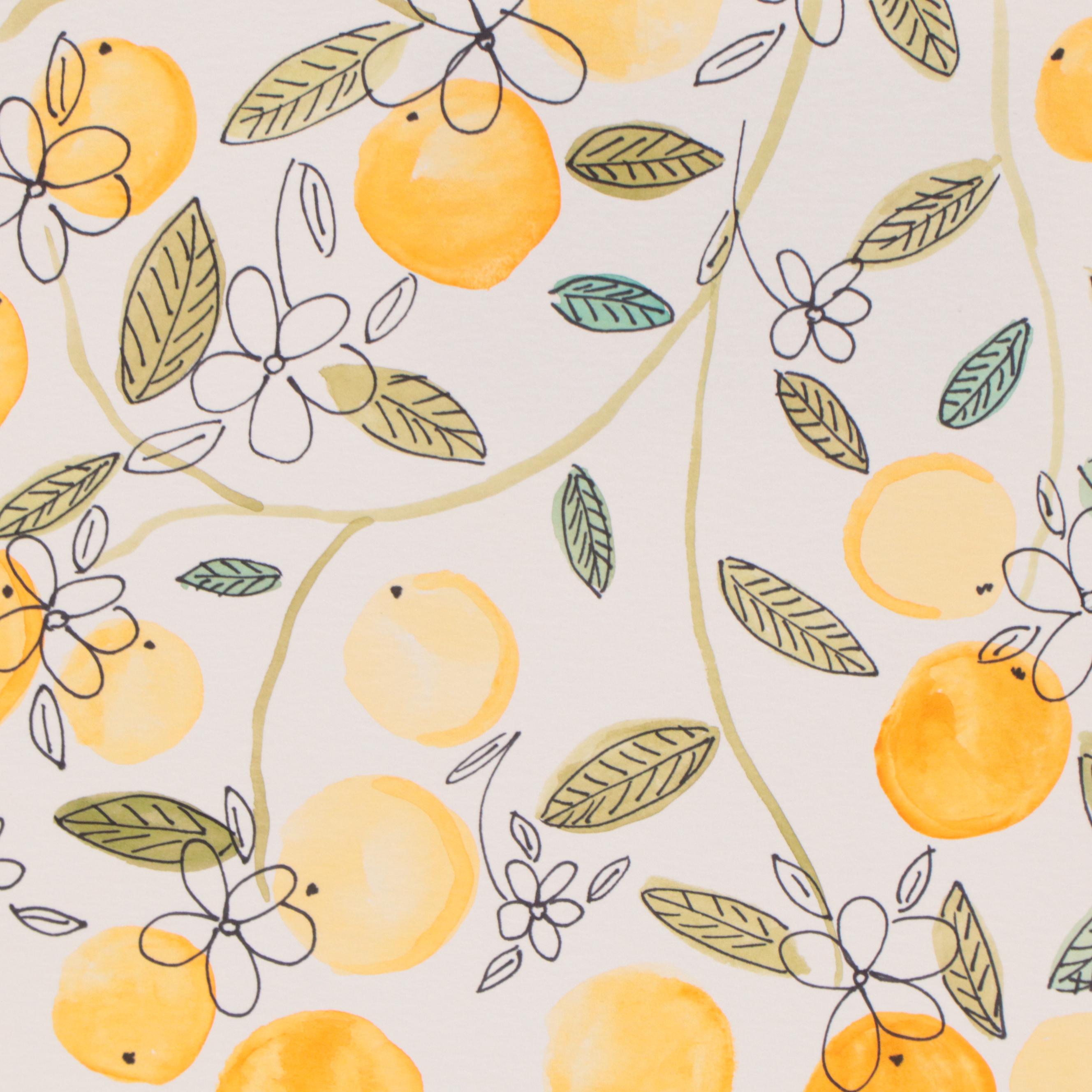 Kait Roberts Ink and Watercolor Painting "Clementine," 2018