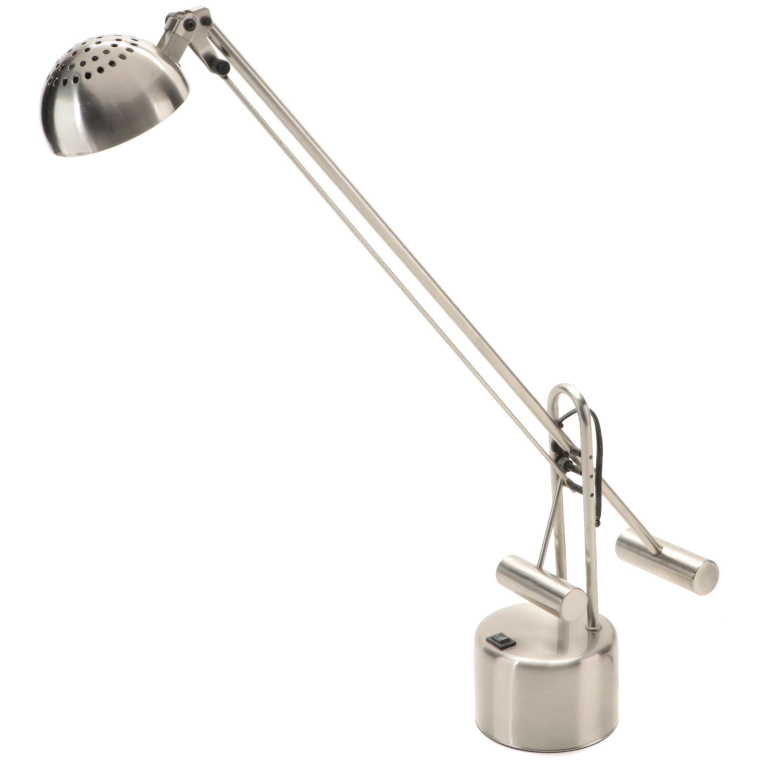 Brushed Metal Led Cantilever Task Lamp