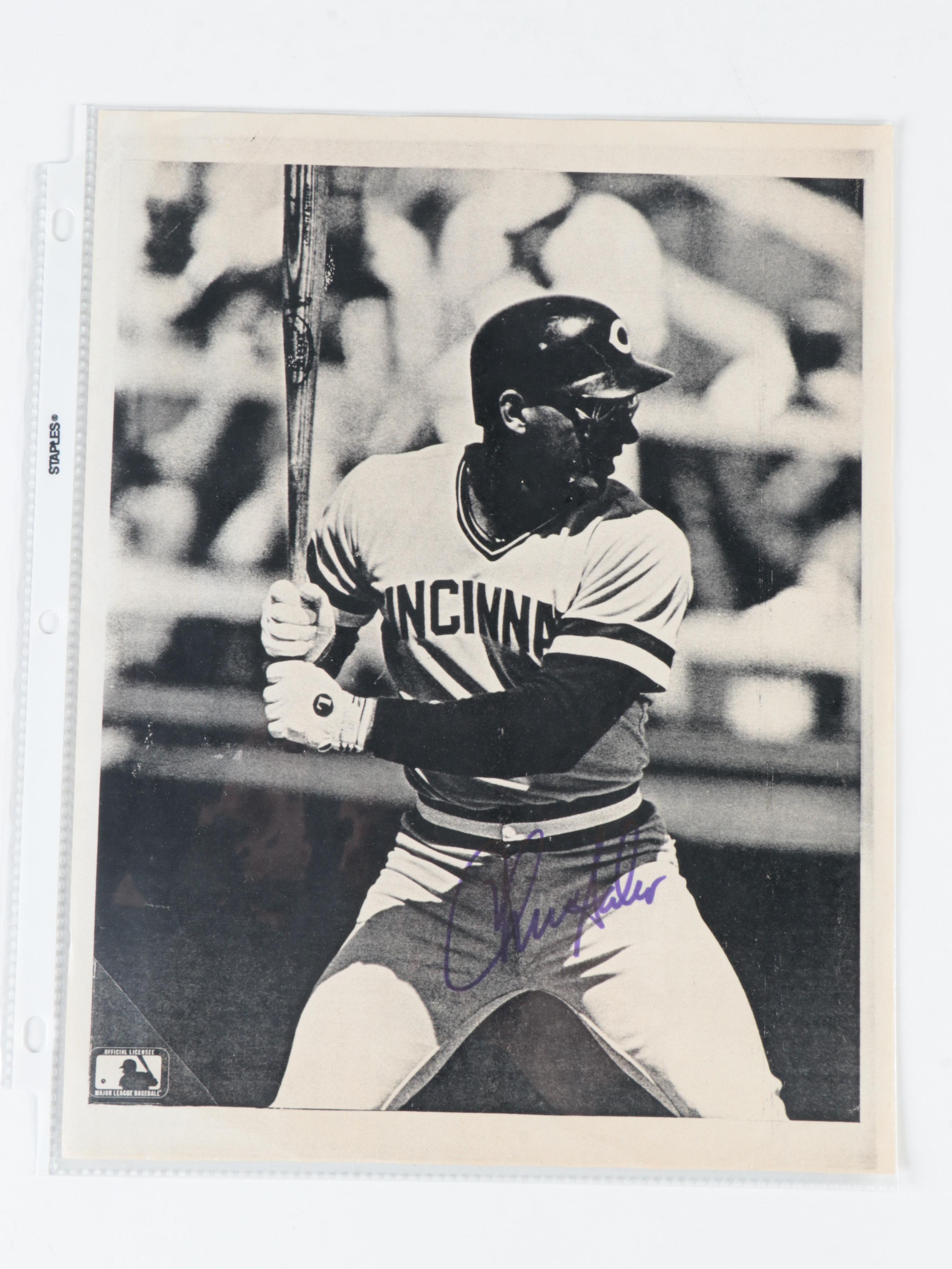 Kluzewski, Nuxhall, Sabo Signed with More Cincinnati Reds Posters and Prints,
