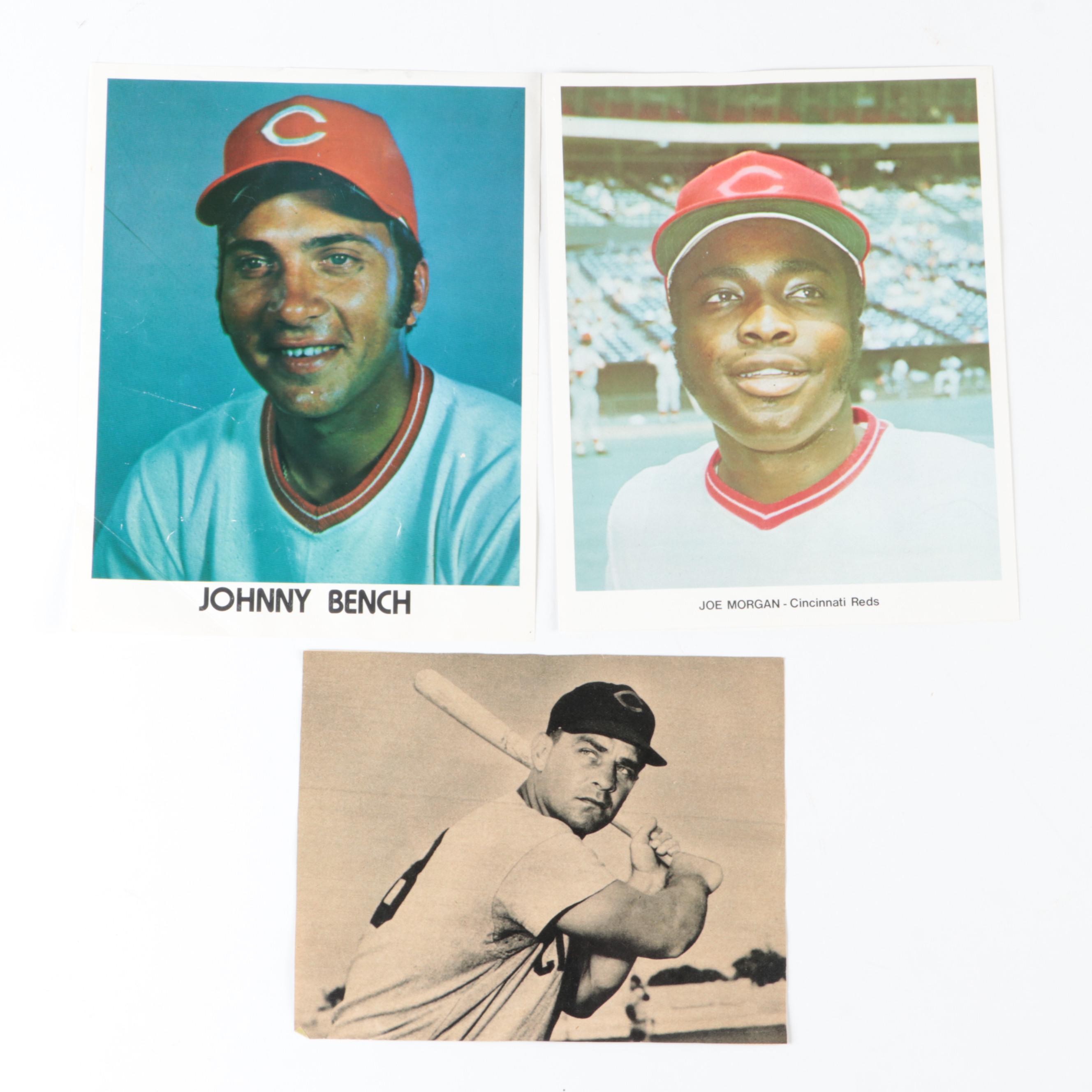 Kluzewski, Nuxhall, Sabo Signed with More Cincinnati Reds Posters and Prints,