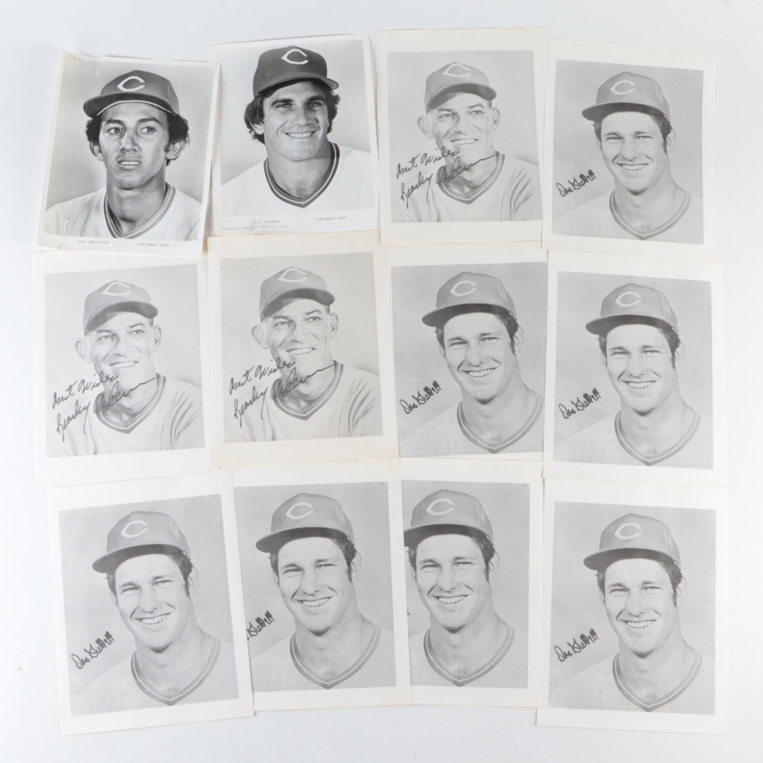 Kluzewski, Nuxhall, Sabo Signed with More Cincinnati Reds Posters and Prints,