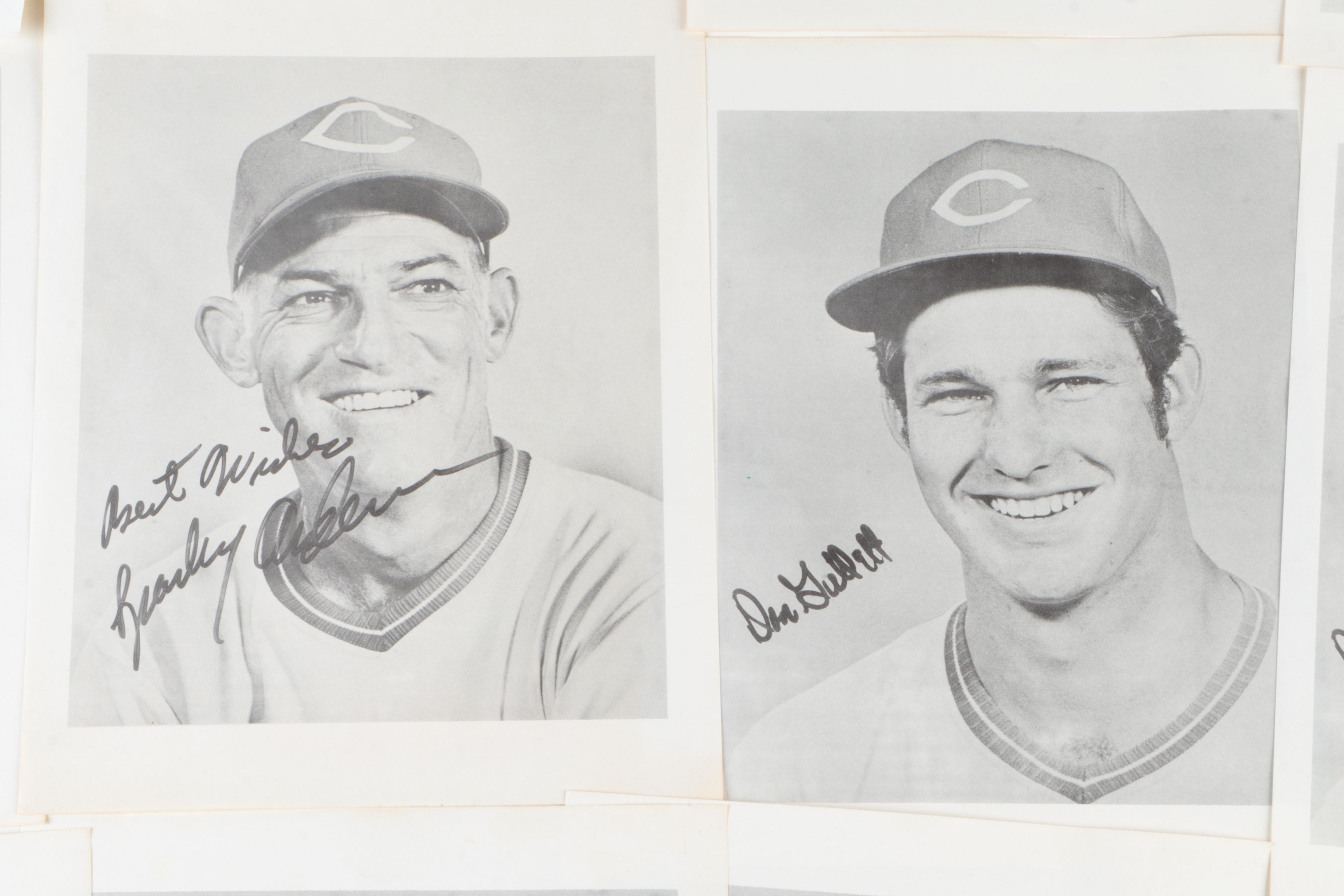 Kluzewski, Nuxhall, Sabo Signed with More Cincinnati Reds Posters and Prints,