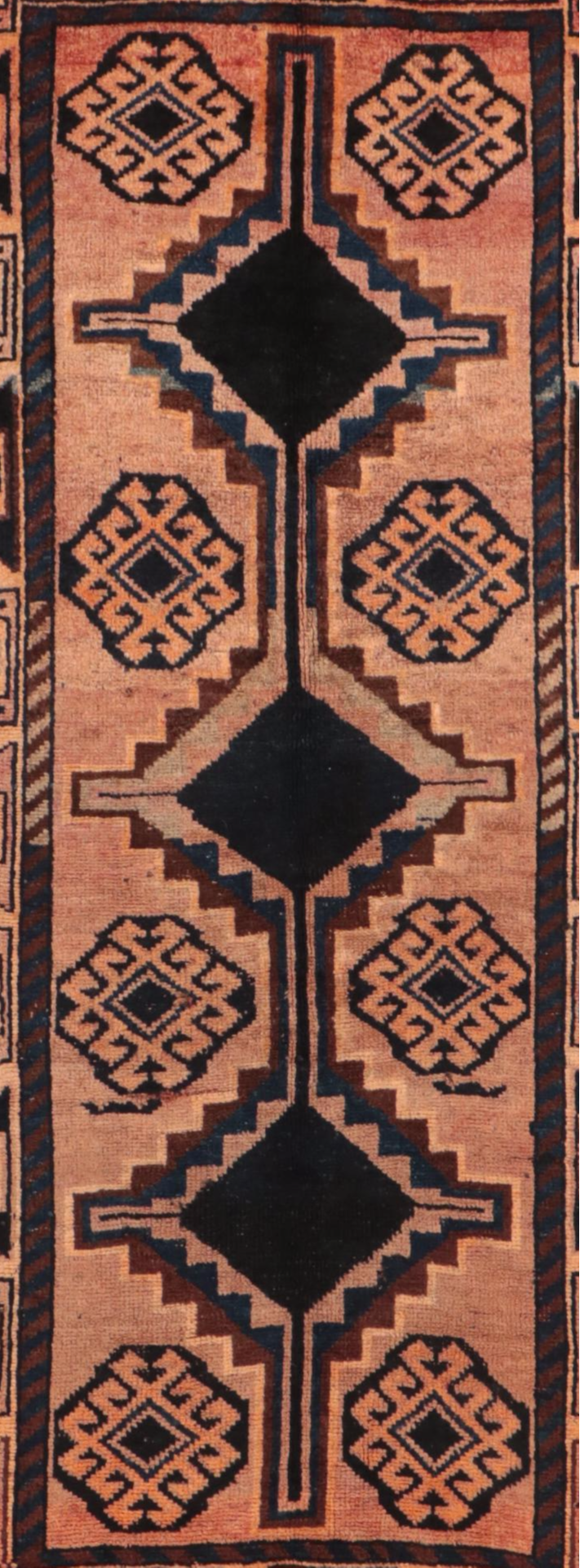 4' x 7'2 Hand-Knotted Persian Shiraz Area Rug