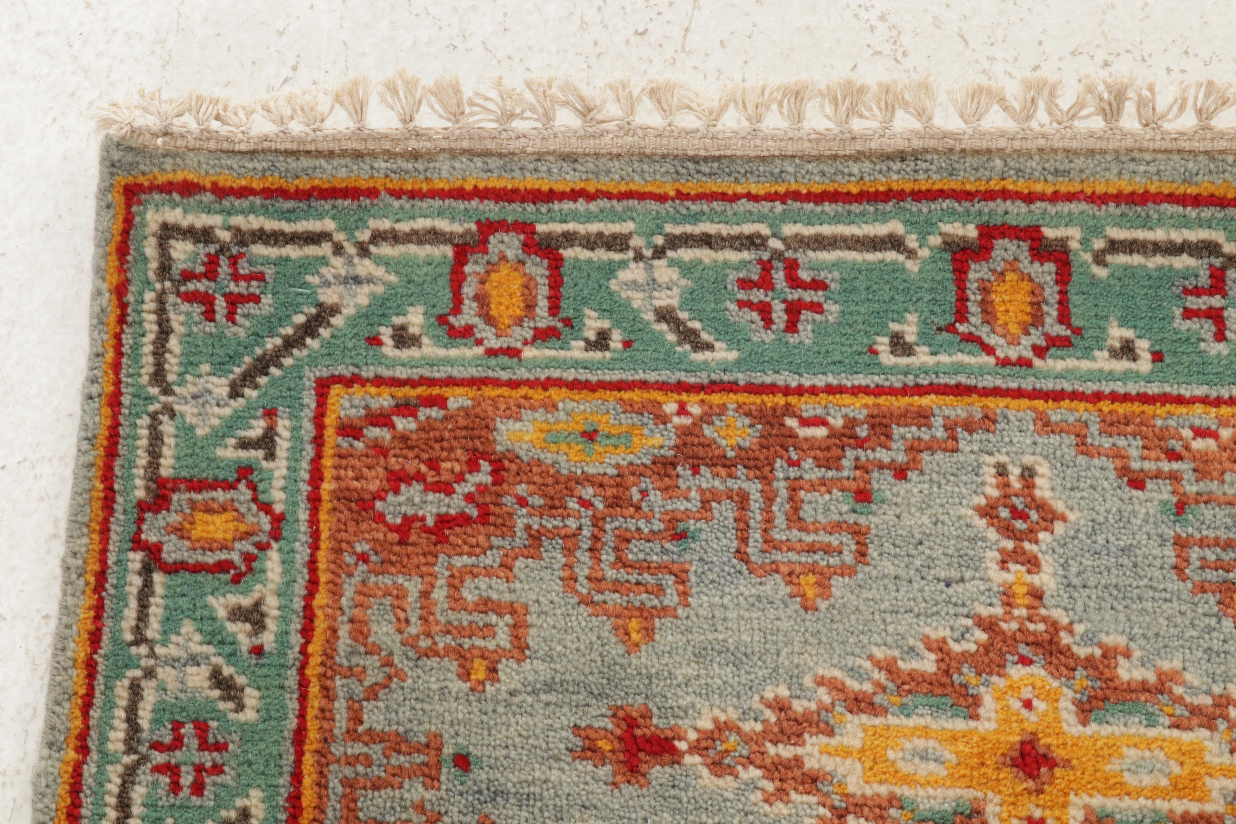 2'5 x 8'1 Hand-Knotted Indo-Persian Viss Carpet Runner