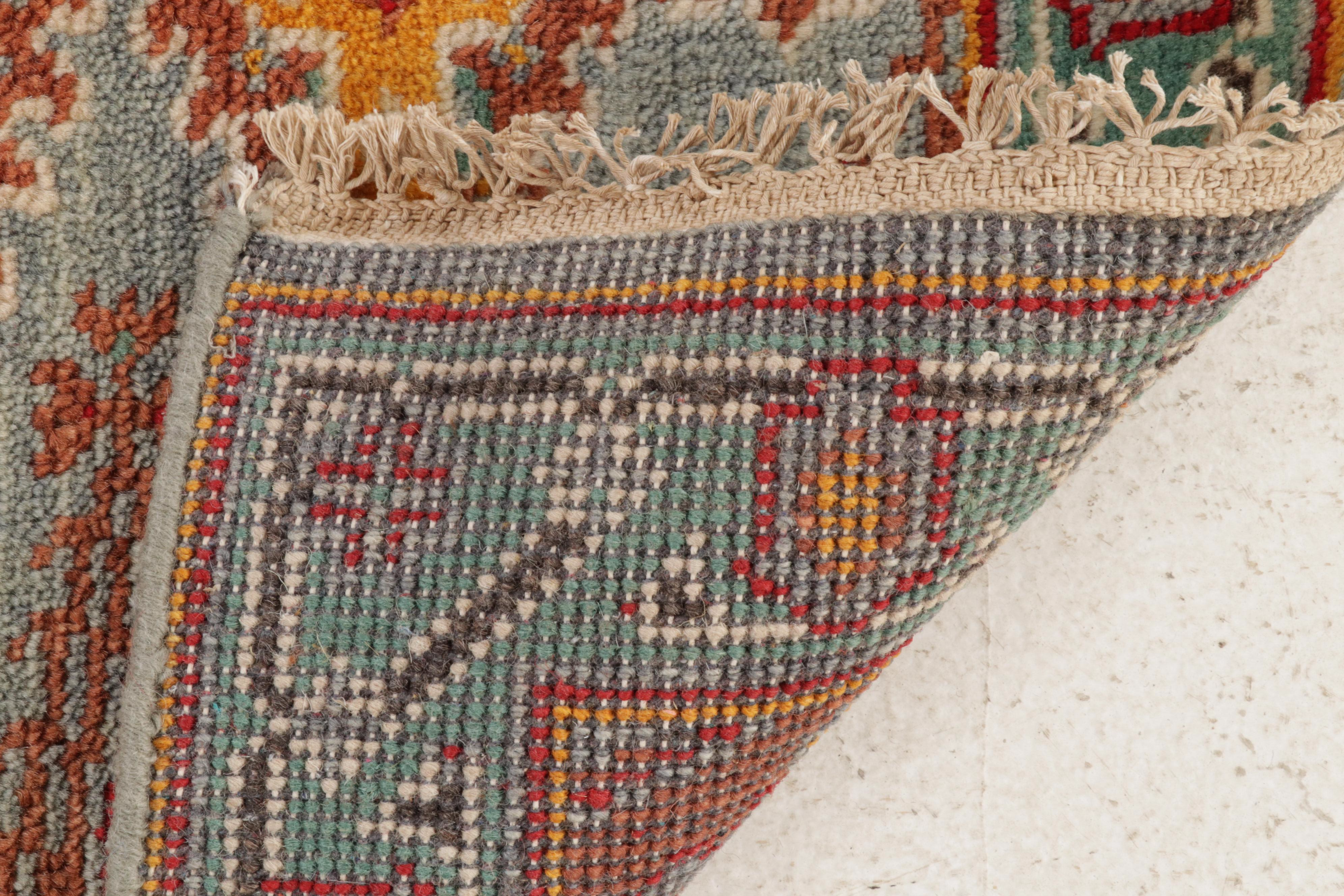 2'5 x 8'1 Hand-Knotted Indo-Persian Viss Carpet Runner