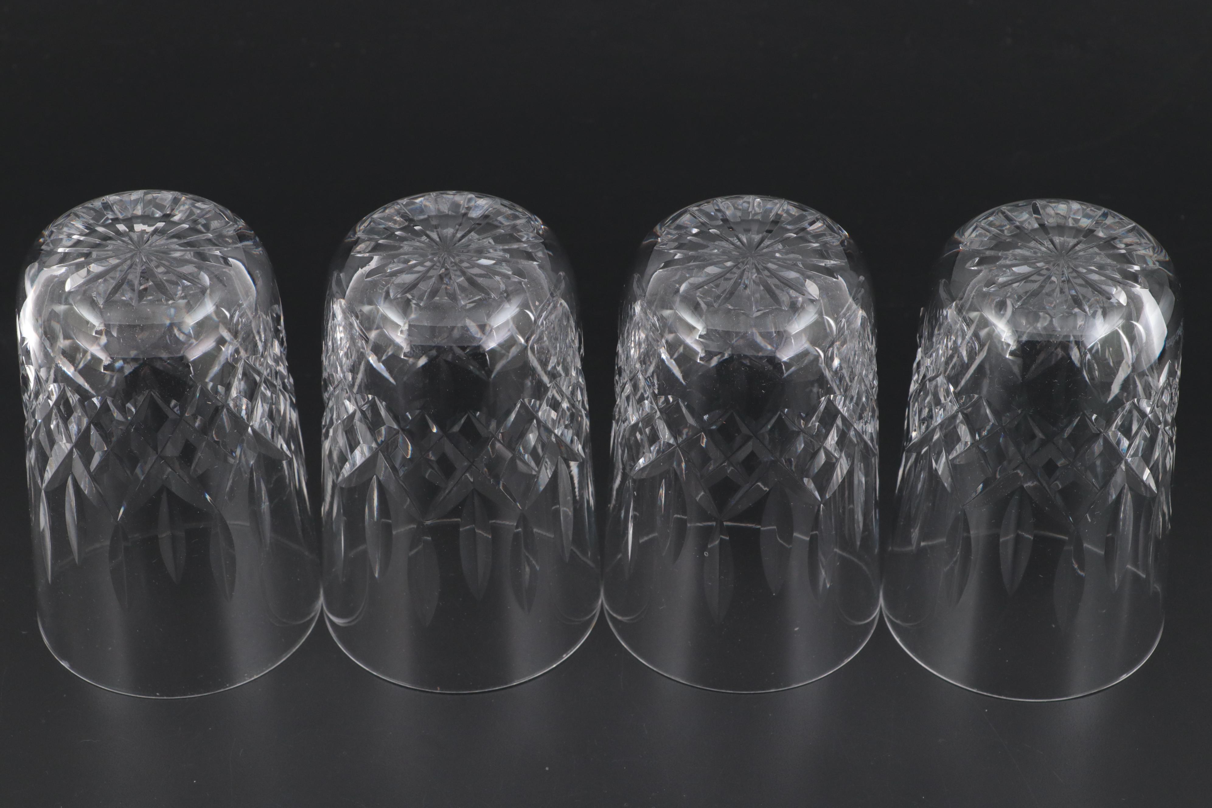 Waterford Crystal "Lismore" Old Fashioned and Highball Glasses