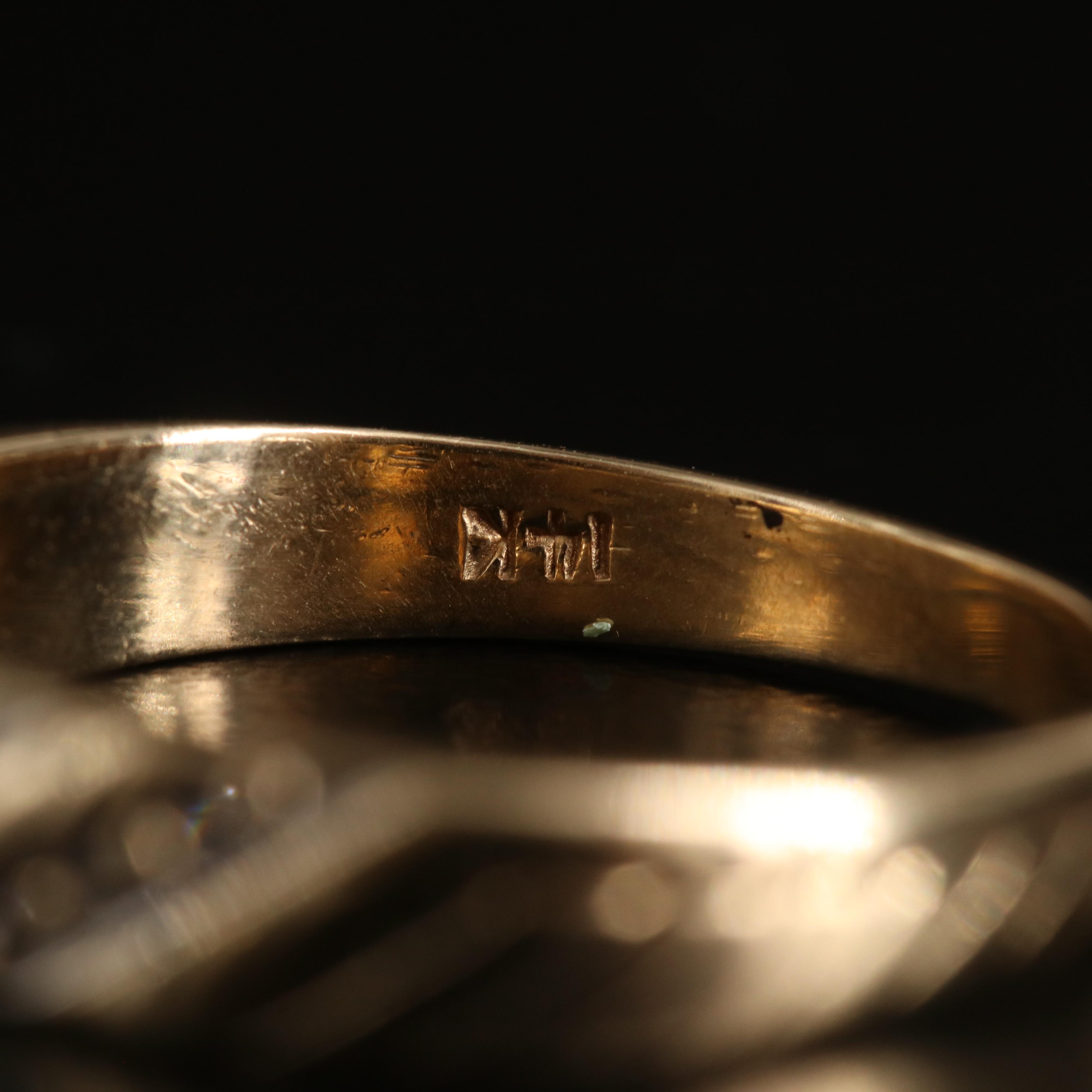 14K 0.10 CTW Diamond Band